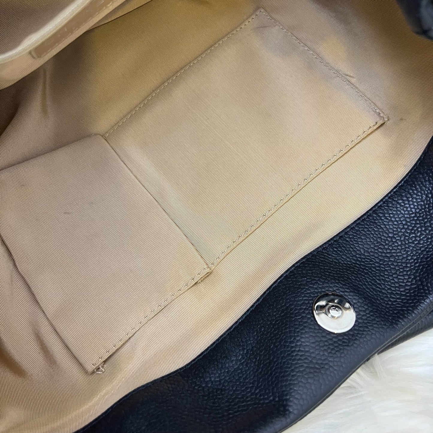 GLM-Timeless GLM- Tote Bag in Black Caviar and SHW