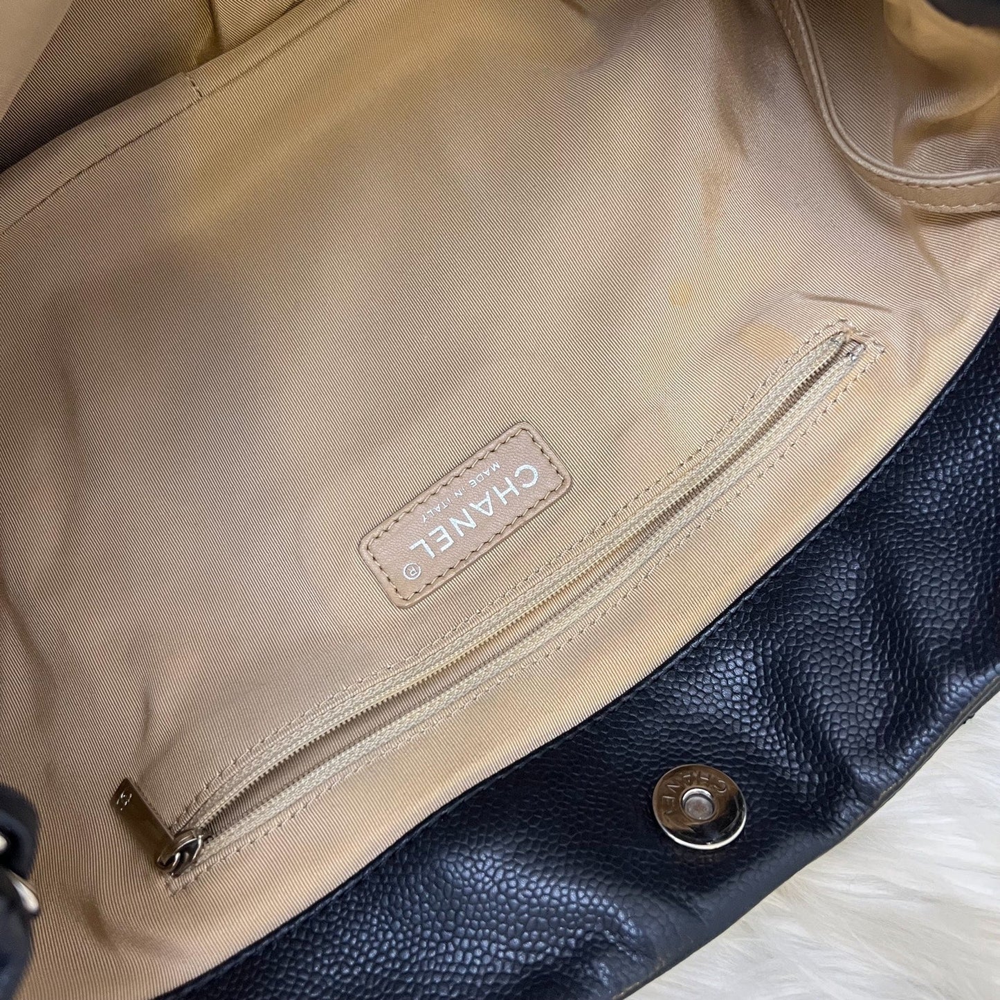 GLM-Timeless GLM- Tote Bag in Black Caviar and SHW