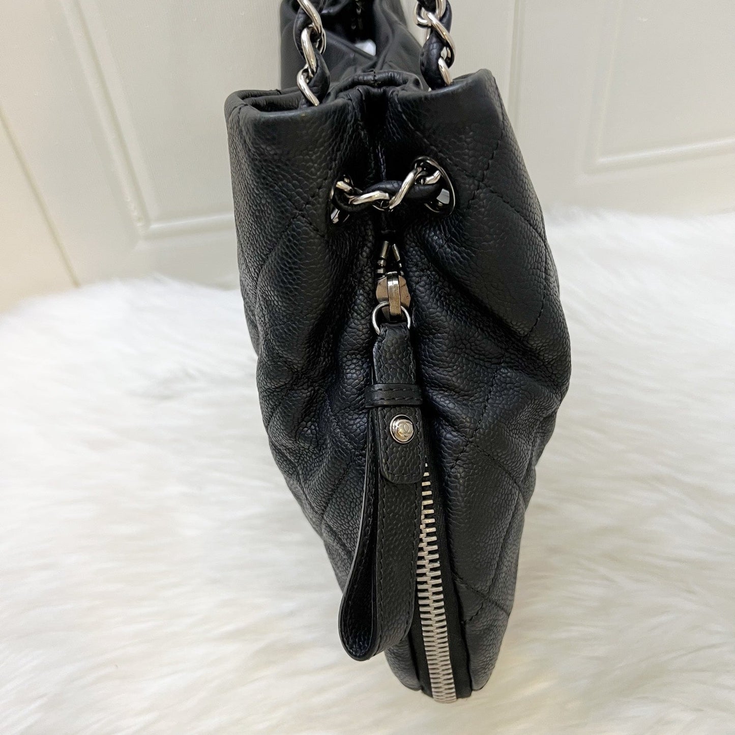 GLM-Timeless GLM- Tote Bag in Black Caviar and SHW
