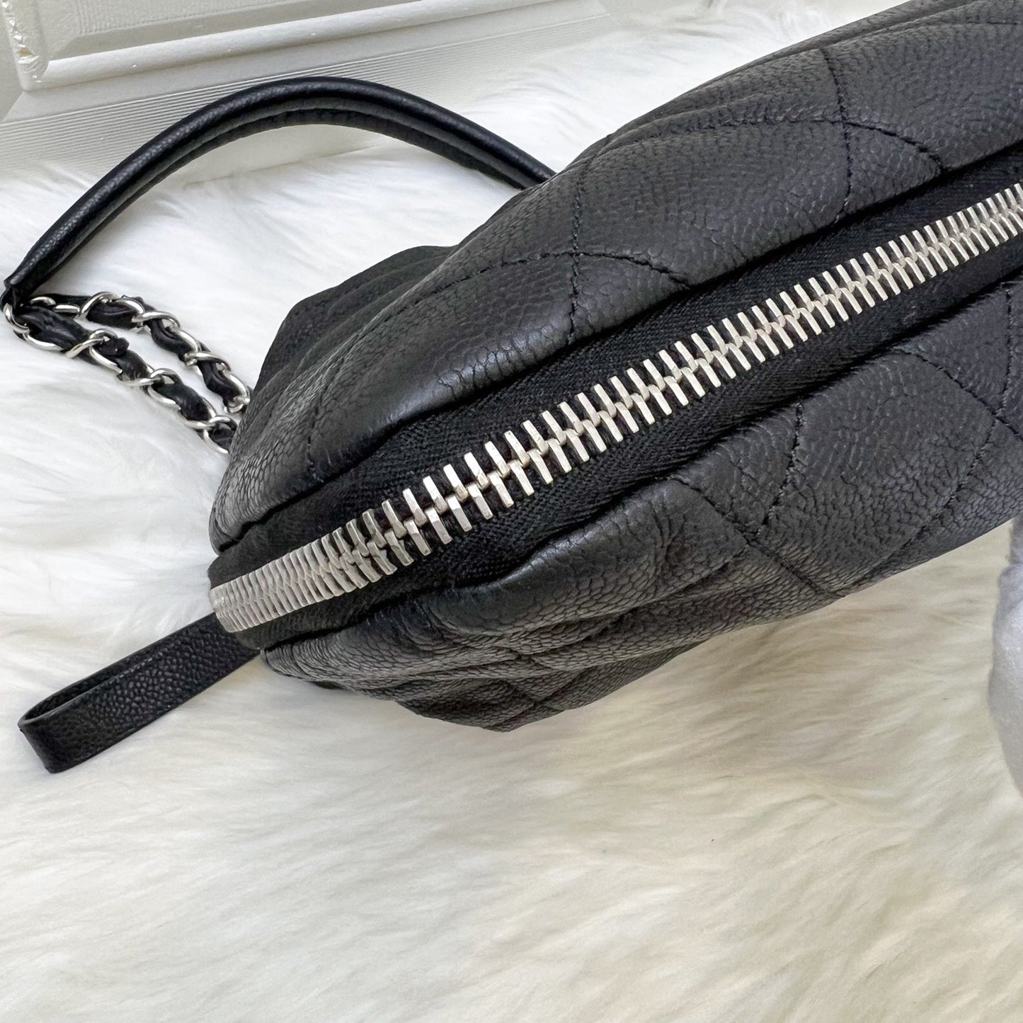 GLM-Timeless GLM- Tote Bag in Black Caviar and SHW
