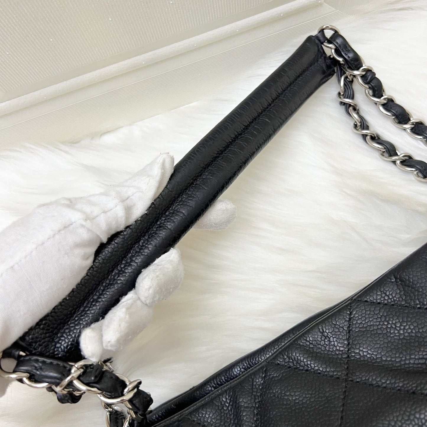 GLM-Timeless GLM- Tote Bag in Black Caviar and SHW