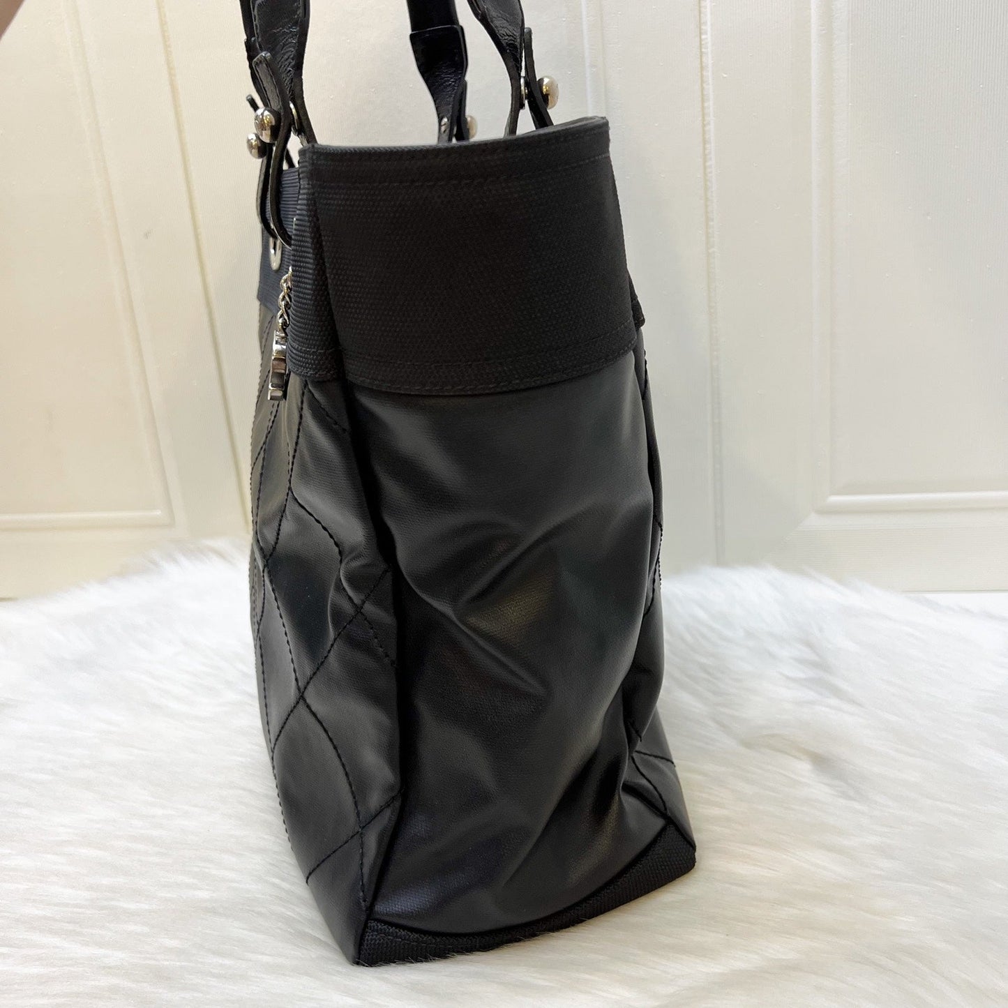 GLM-Paris Biarritz Large Tote in Black and SHW