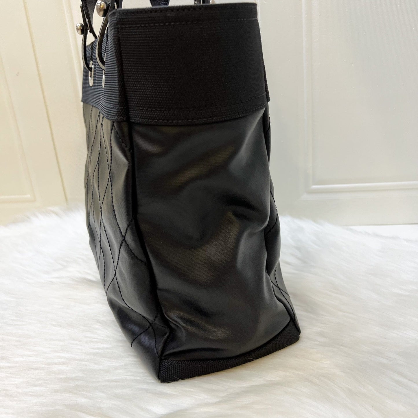 GLM-Paris Biarritz Large Tote in Black and SHW