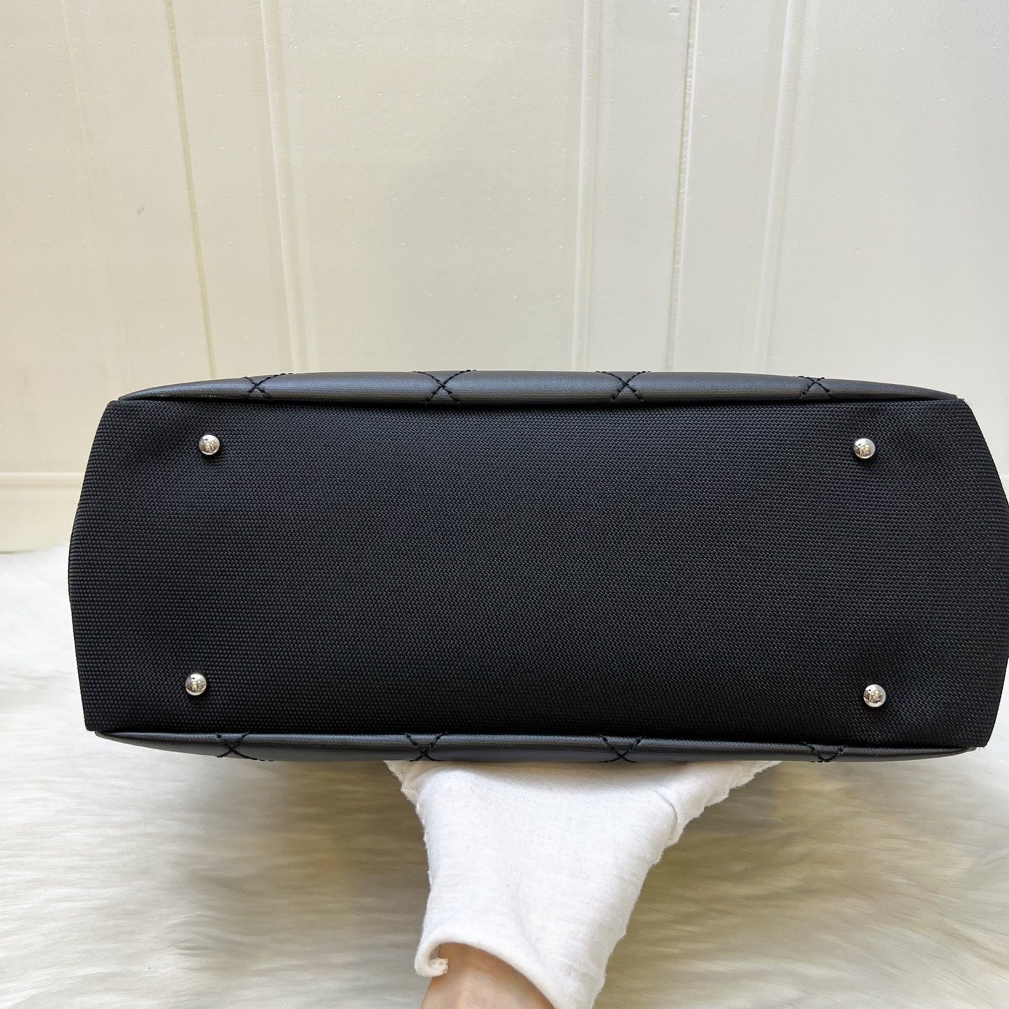 GLM-Paris Biarritz Large Tote in Black and SHW