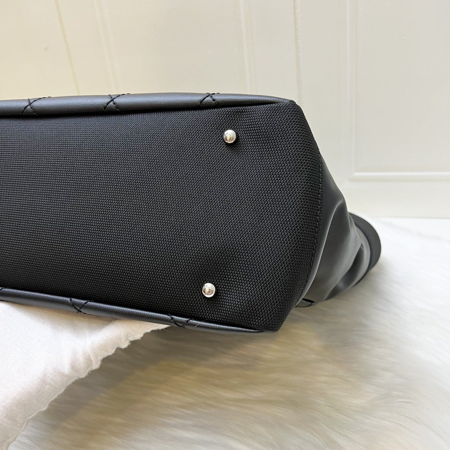 GLM-Paris Biarritz Large Tote in Black and SHW