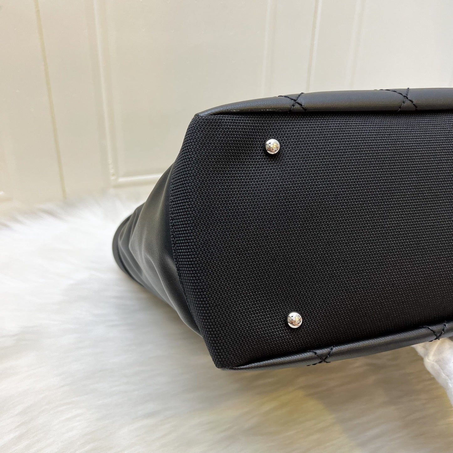 GLM-Paris Biarritz Large Tote in Black and SHW