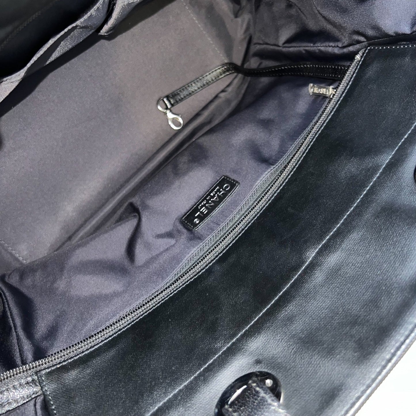 GLM-Paris Biarritz Large Tote in Black and SHW