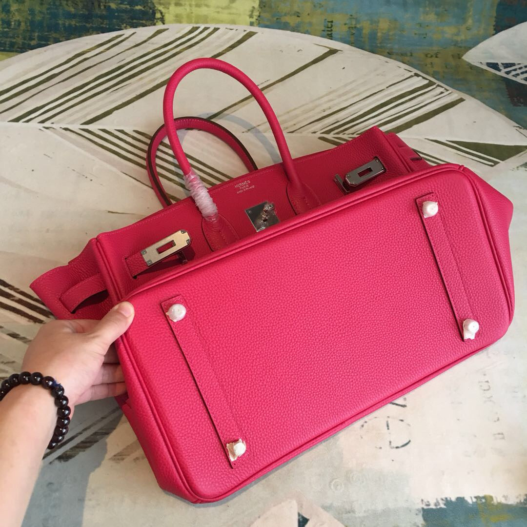 GLAMI Birkin Rose Purple For Women Silver Toned Hardware 13.8in/35cm