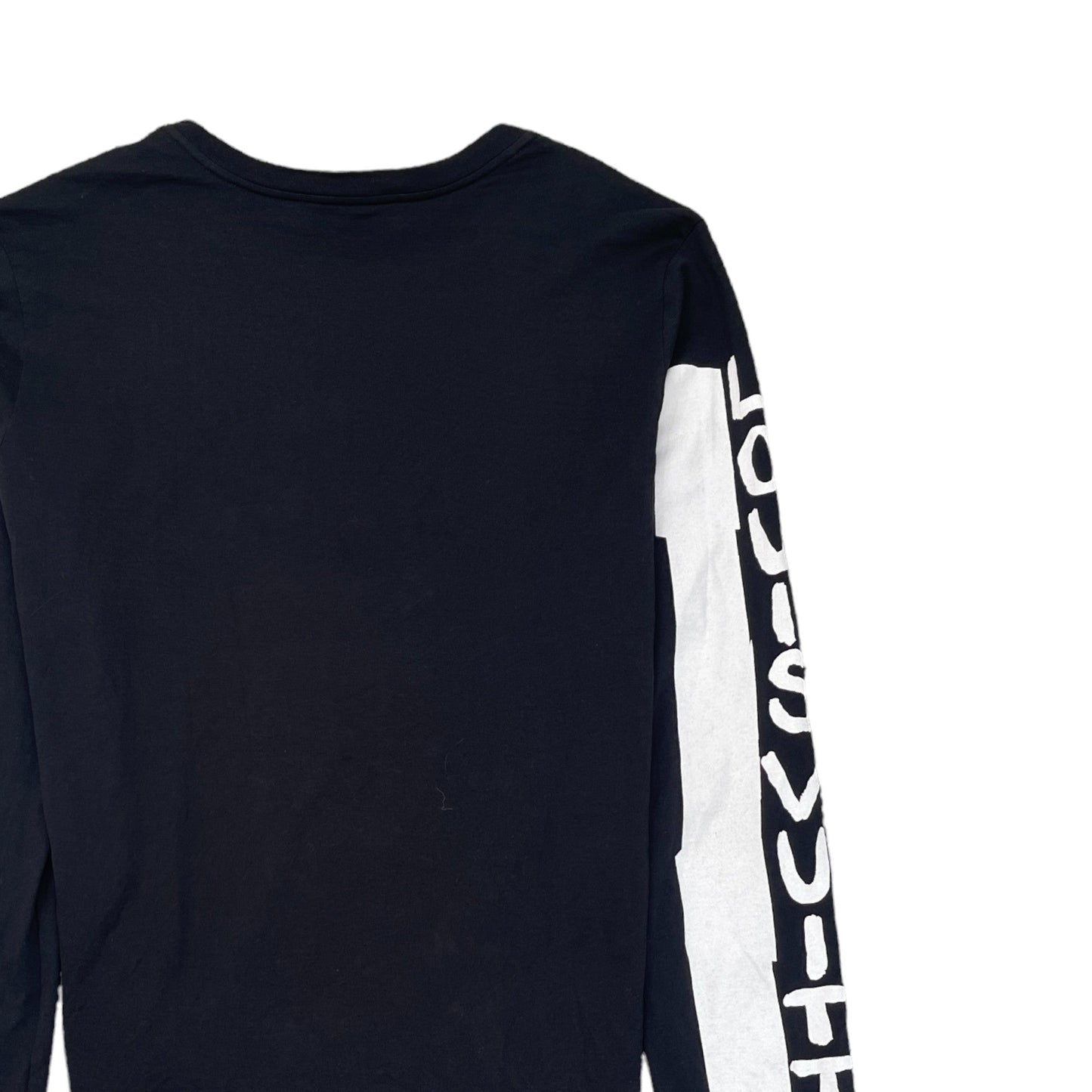 Men's Logo Long Sleeve T-Shirt Black Size S