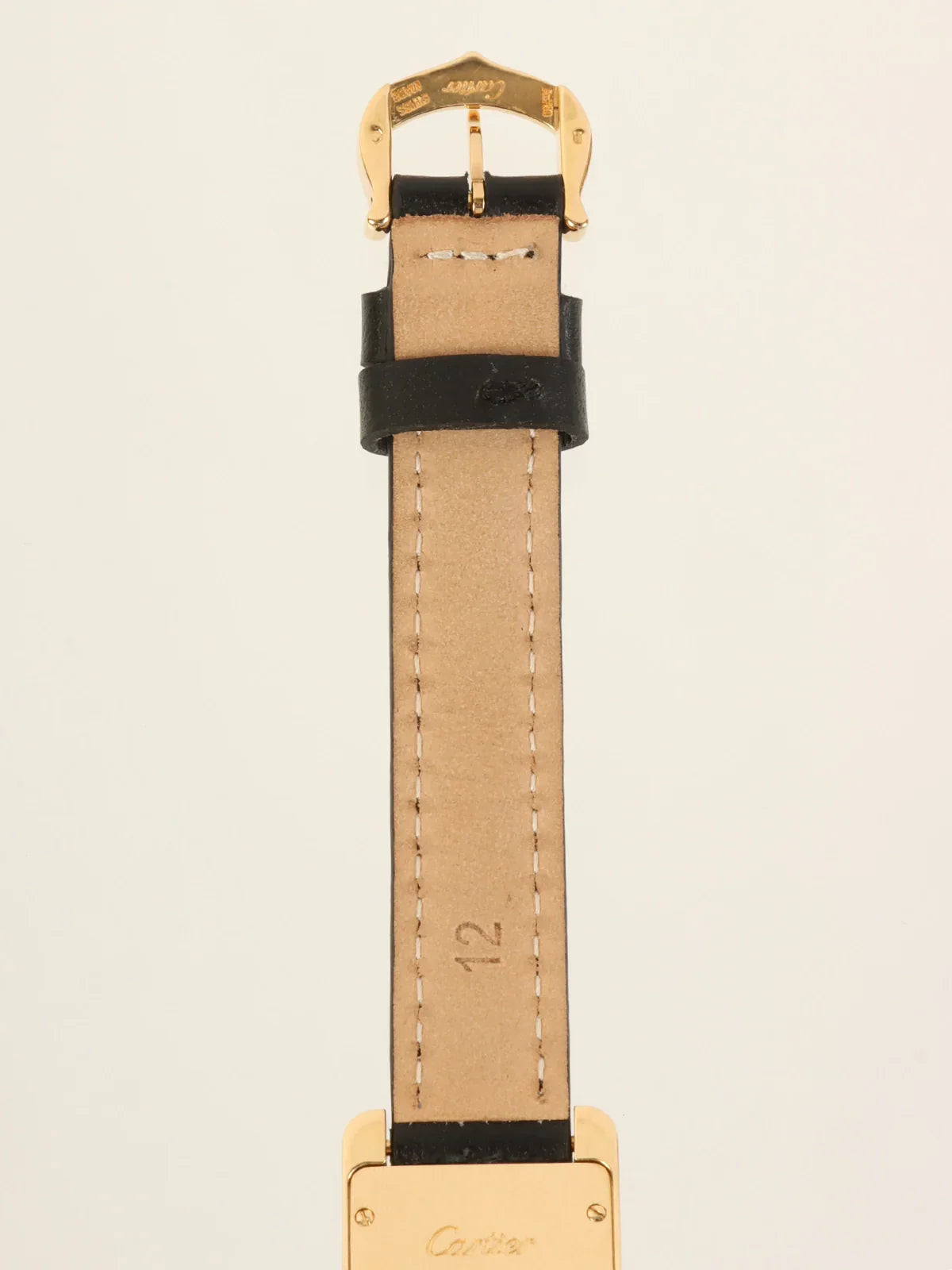 CARTIER Tank American Sm Gold/Black