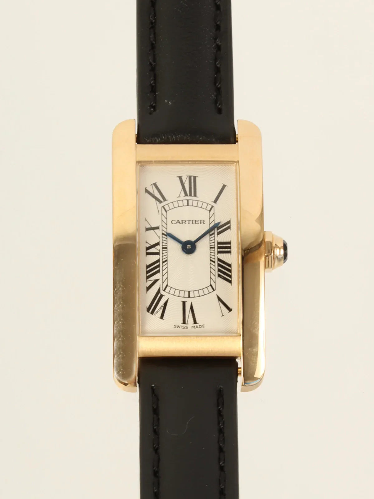 CARTIER Tank American Sm Gold/Black