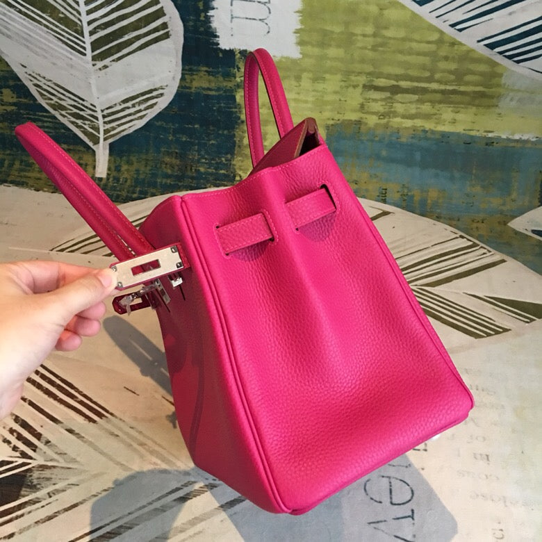 GLAMI Birkin Pink For Women Silver Toned Hardware 11.8in/30cm