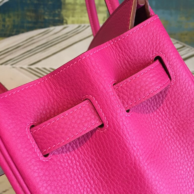 GLAMI Birkin Pink For Women Silver Toned Hardware 11.8in/30cm