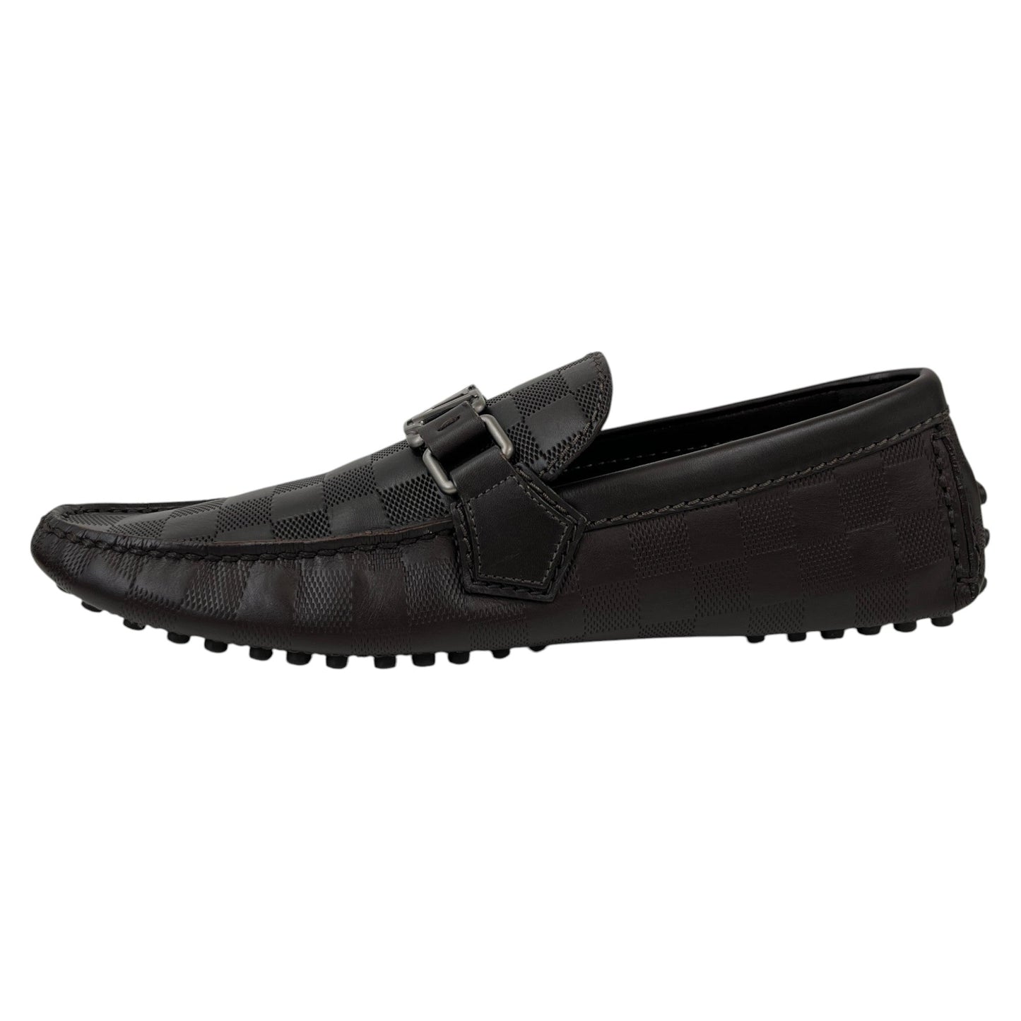 Men's Damier Hockenheim Loafers Brown Size EU 39.5 / UK 5.5