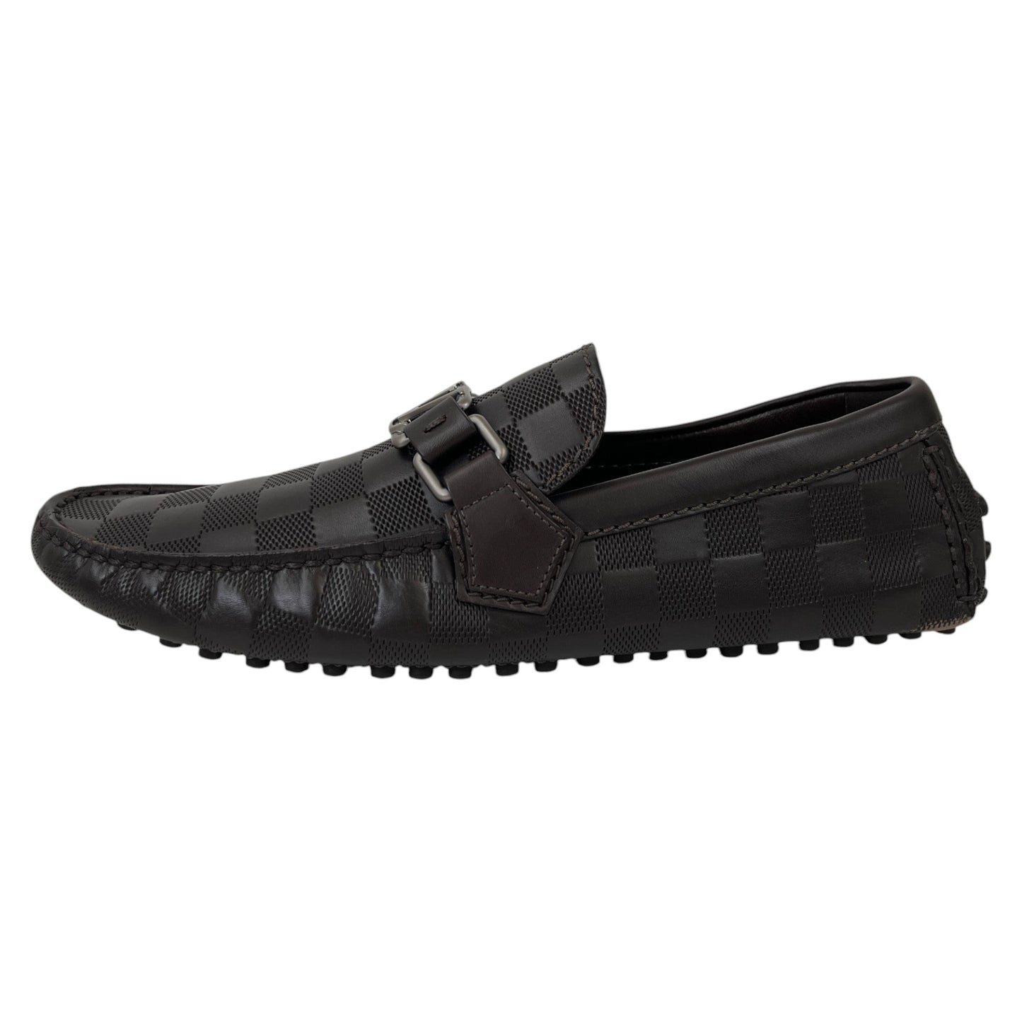 Men's Damier Hockenheim Loafers Brown Size EU 39.5 / UK 5.5