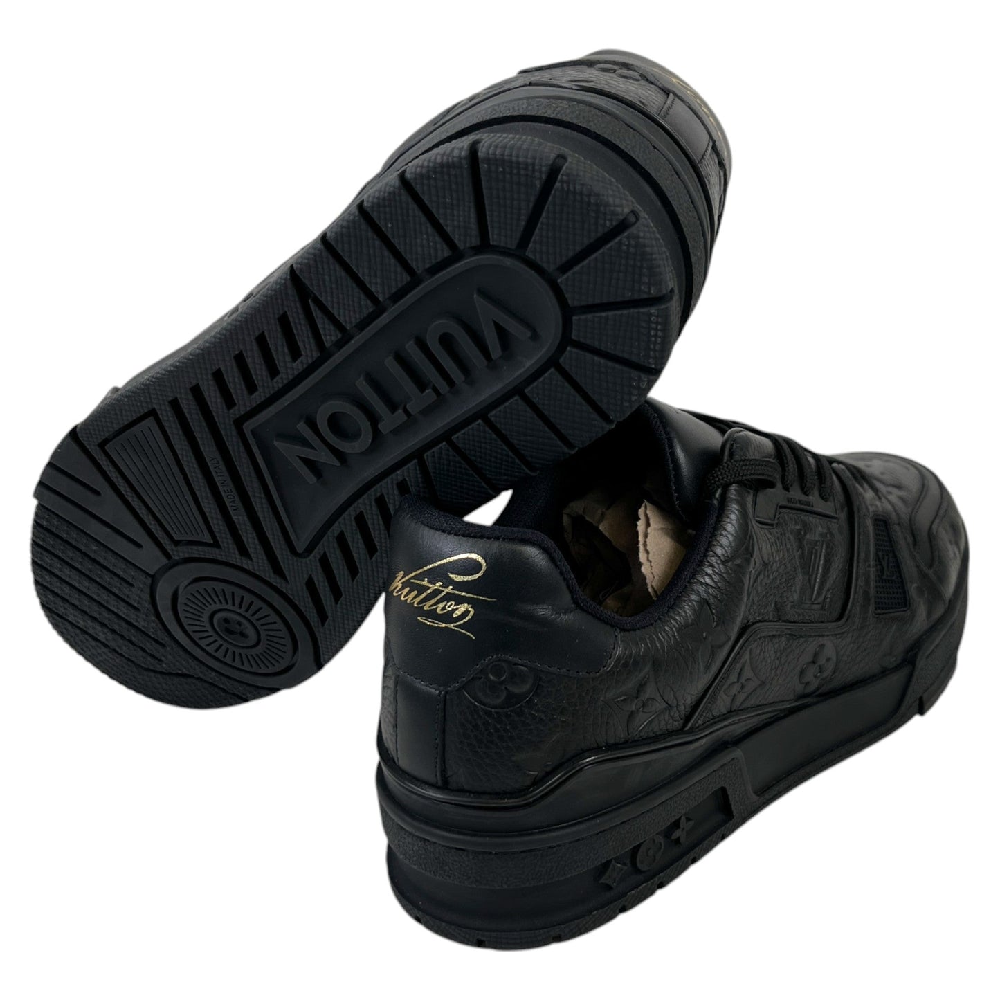 Men's Lv Low Trainers Black Size EU 40 / UK 6