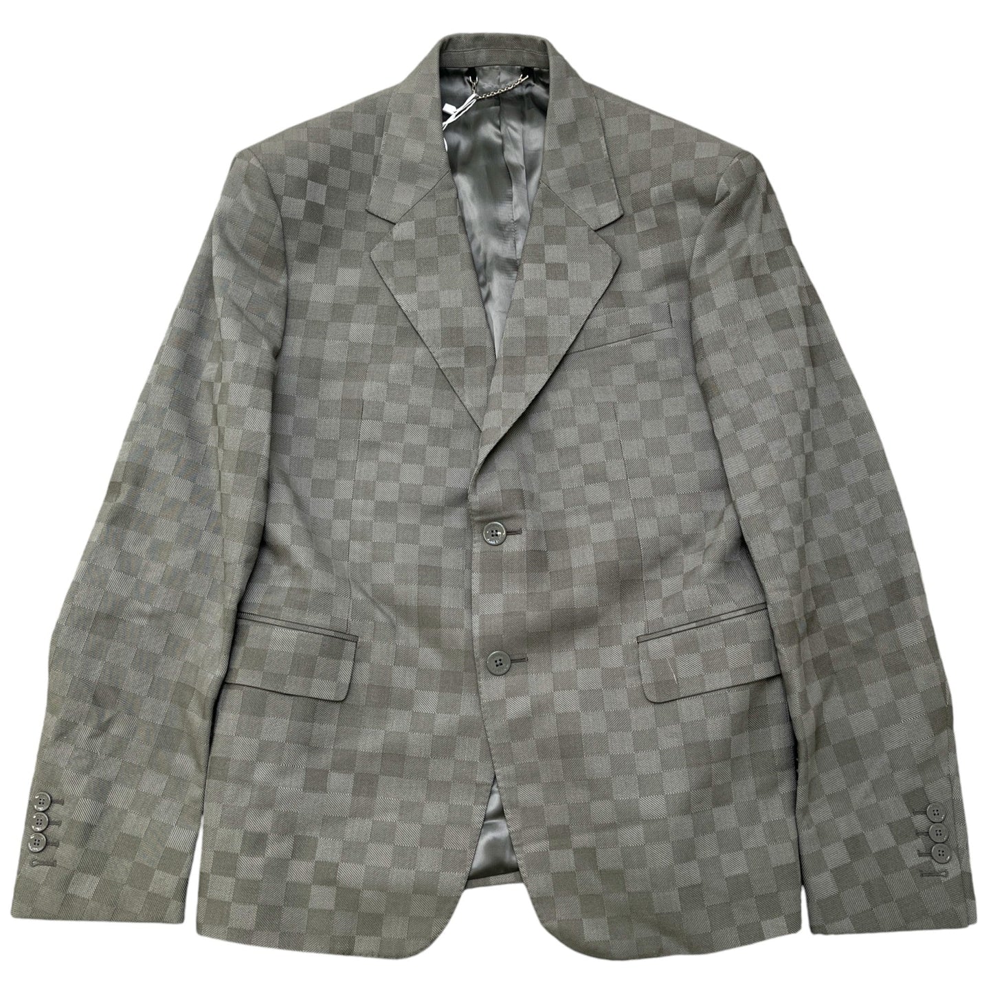 Men's Damier Jacket Jacket Grey Size IT 48 / M