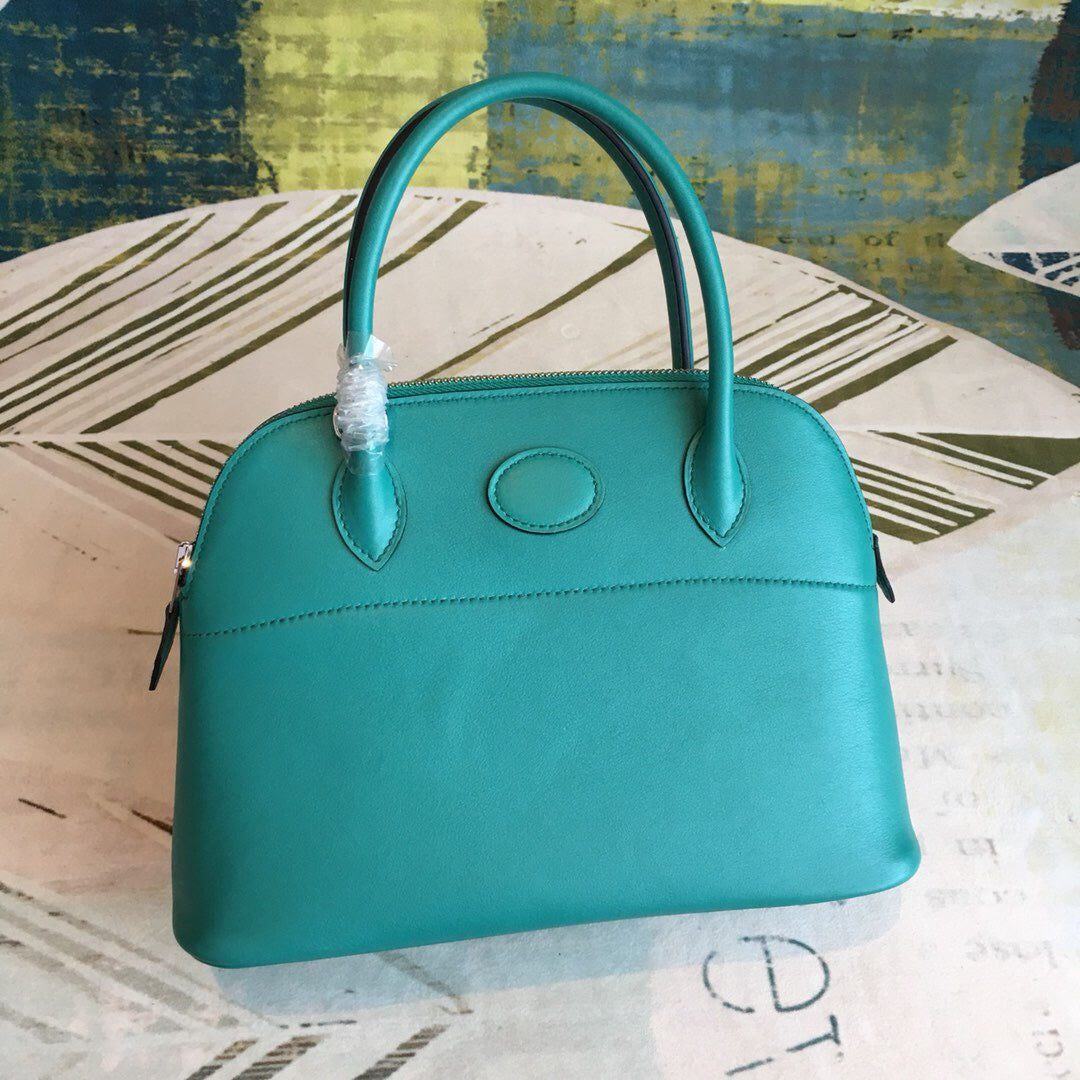 GLAMI Bolide Bag Blue For Women Silver Toned Hardware 12.6in/32cm