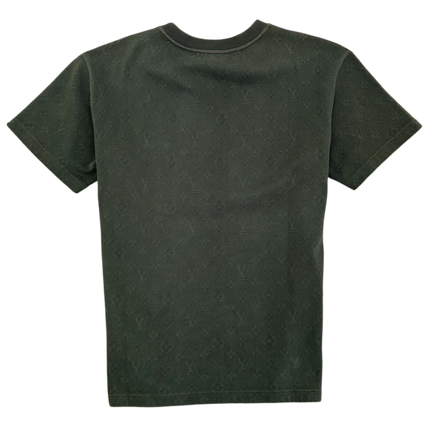 Men's Monogram Logo T-Shirt Khaki Size S