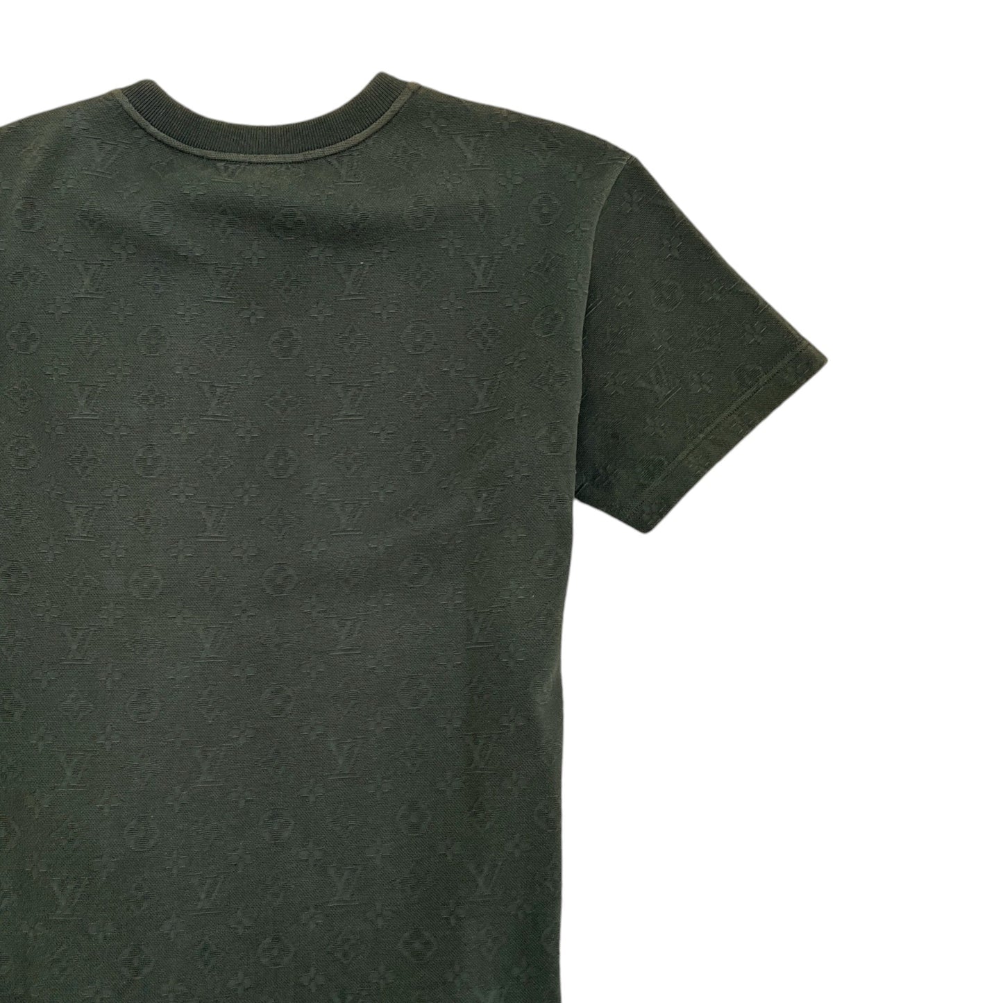 Men's Monogram Logo T-Shirt Khaki Size S