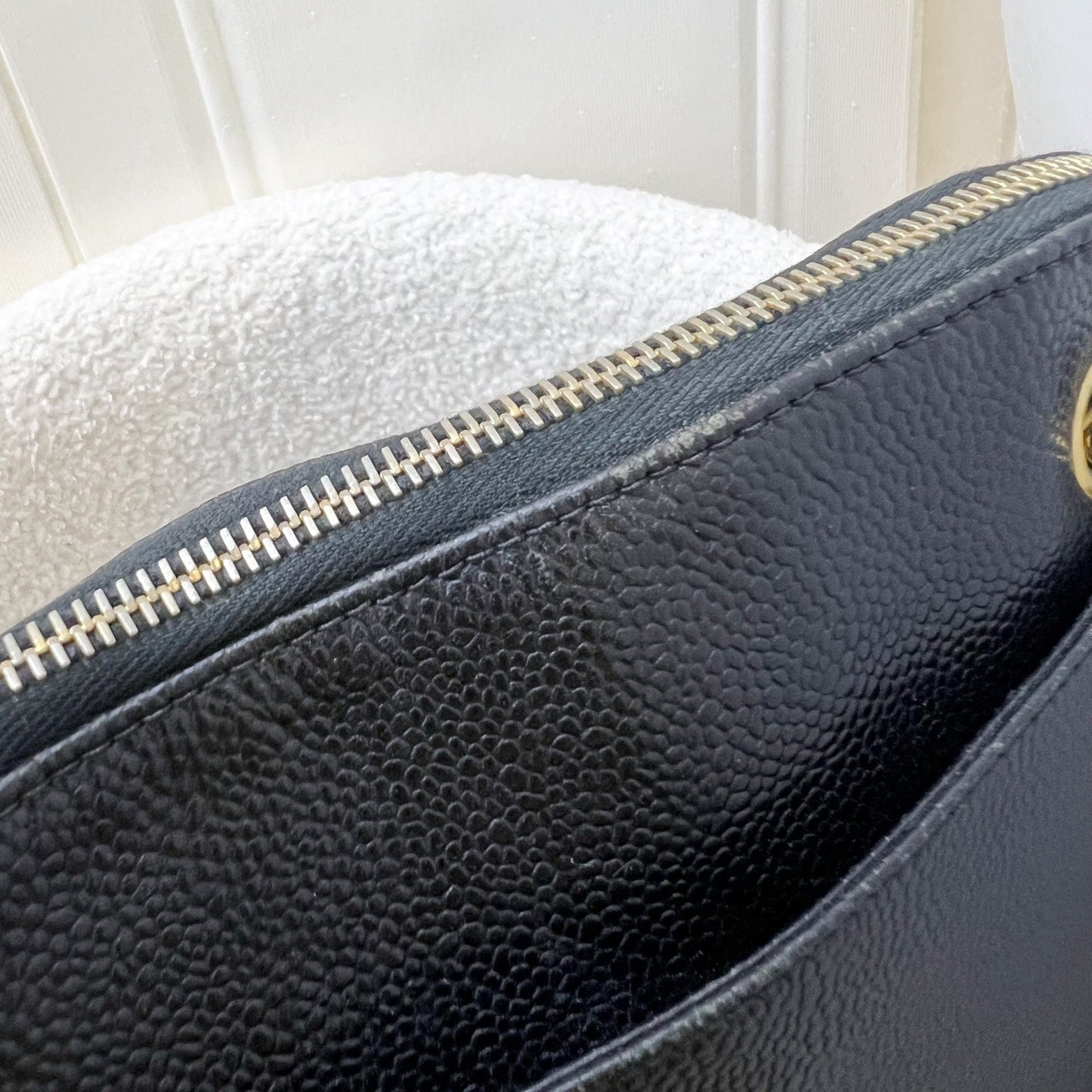 GLM- Tote Bag in Black Caviar and GHW