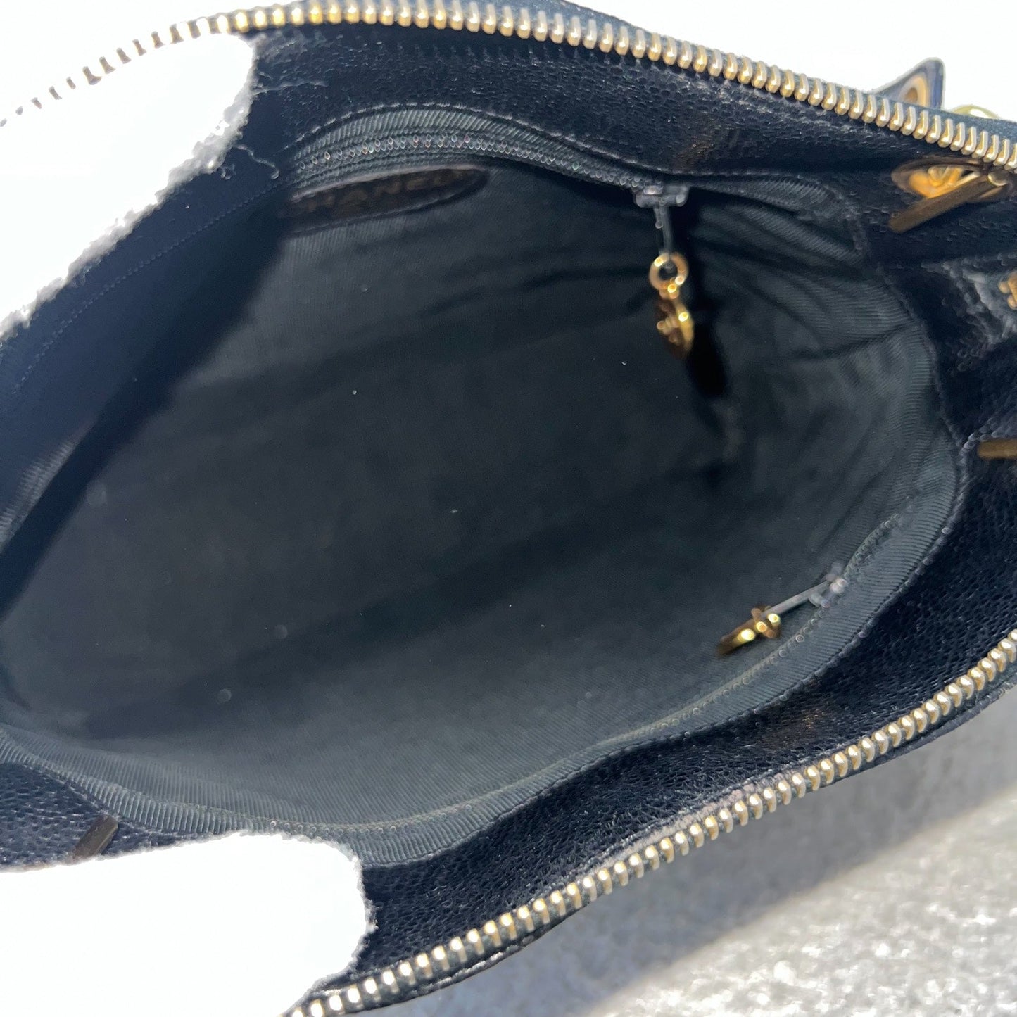 GLM- Tote Bag in Black Caviar and GHW