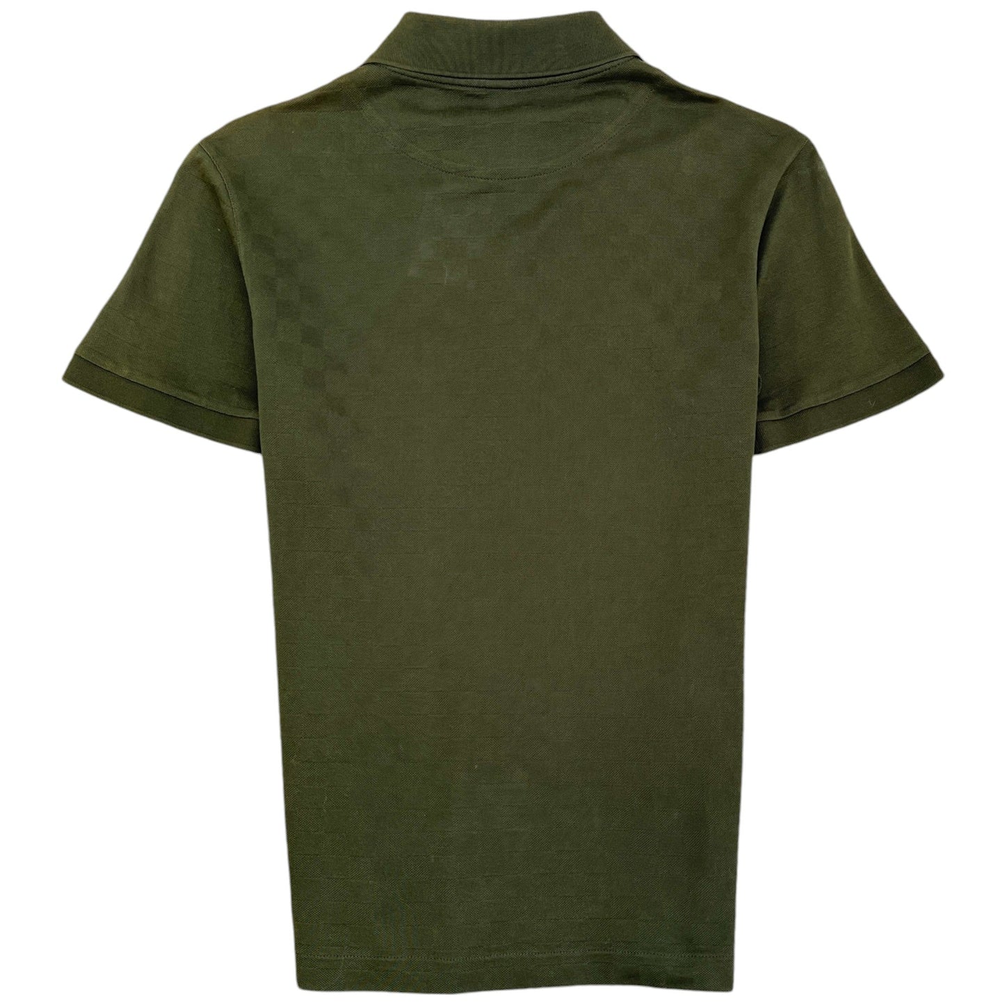 Men's Damier Logo Polo Shirt Khaki Size M