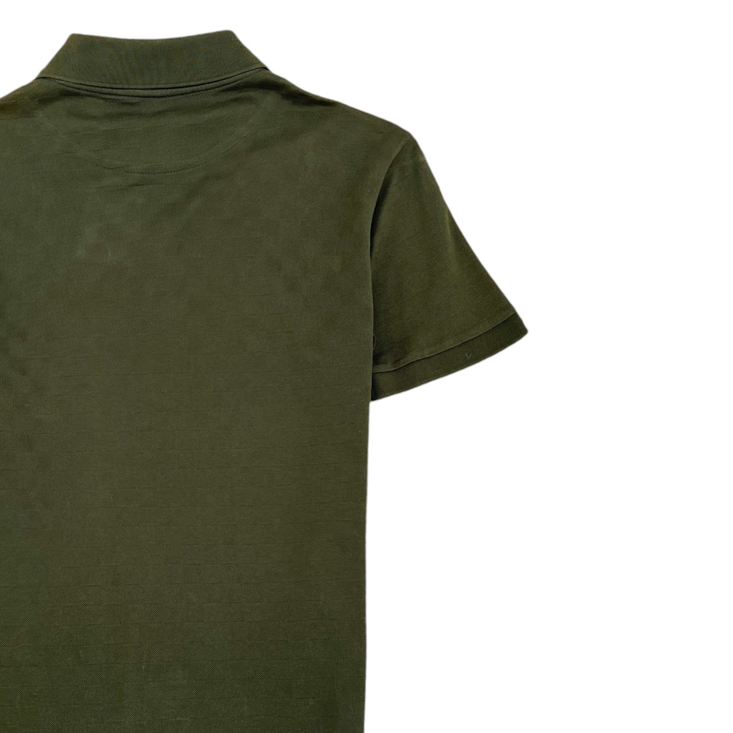 Men's Damier Logo Polo Shirt Khaki Size M