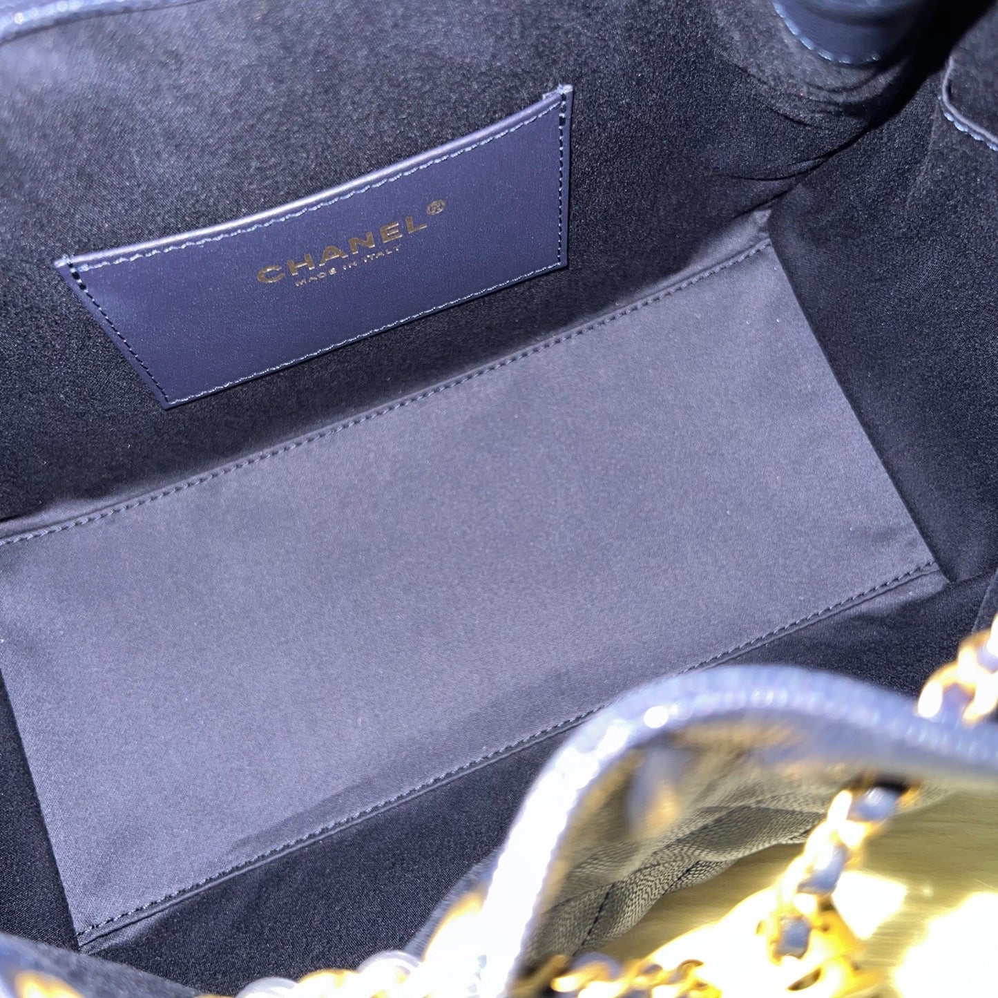 GLM-25 Small Hobo Bag in 25S Navy Caviar and AGHW (Model: AS5293)