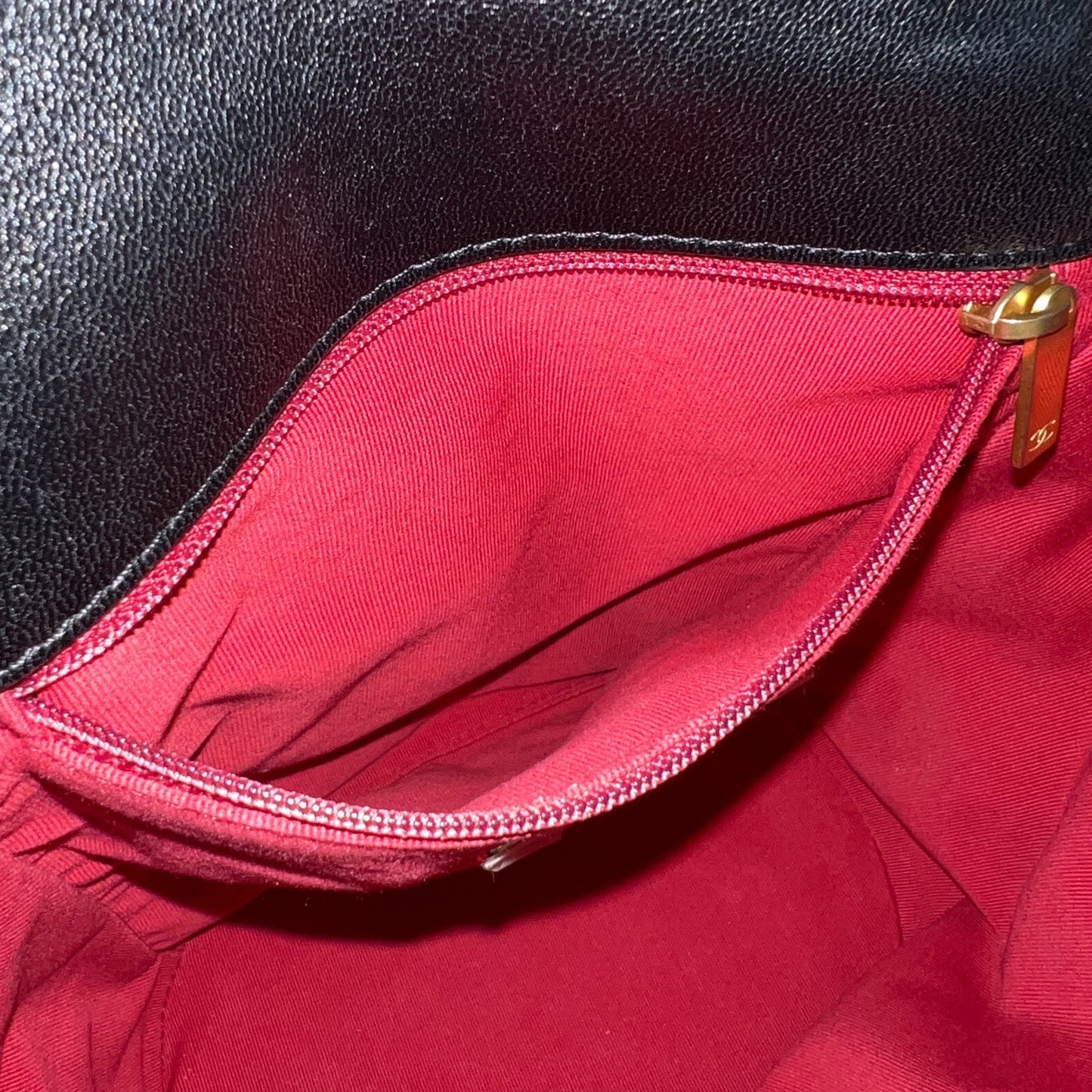 GLM-19 Backpack in Black Shiny Lambskin and AGHW