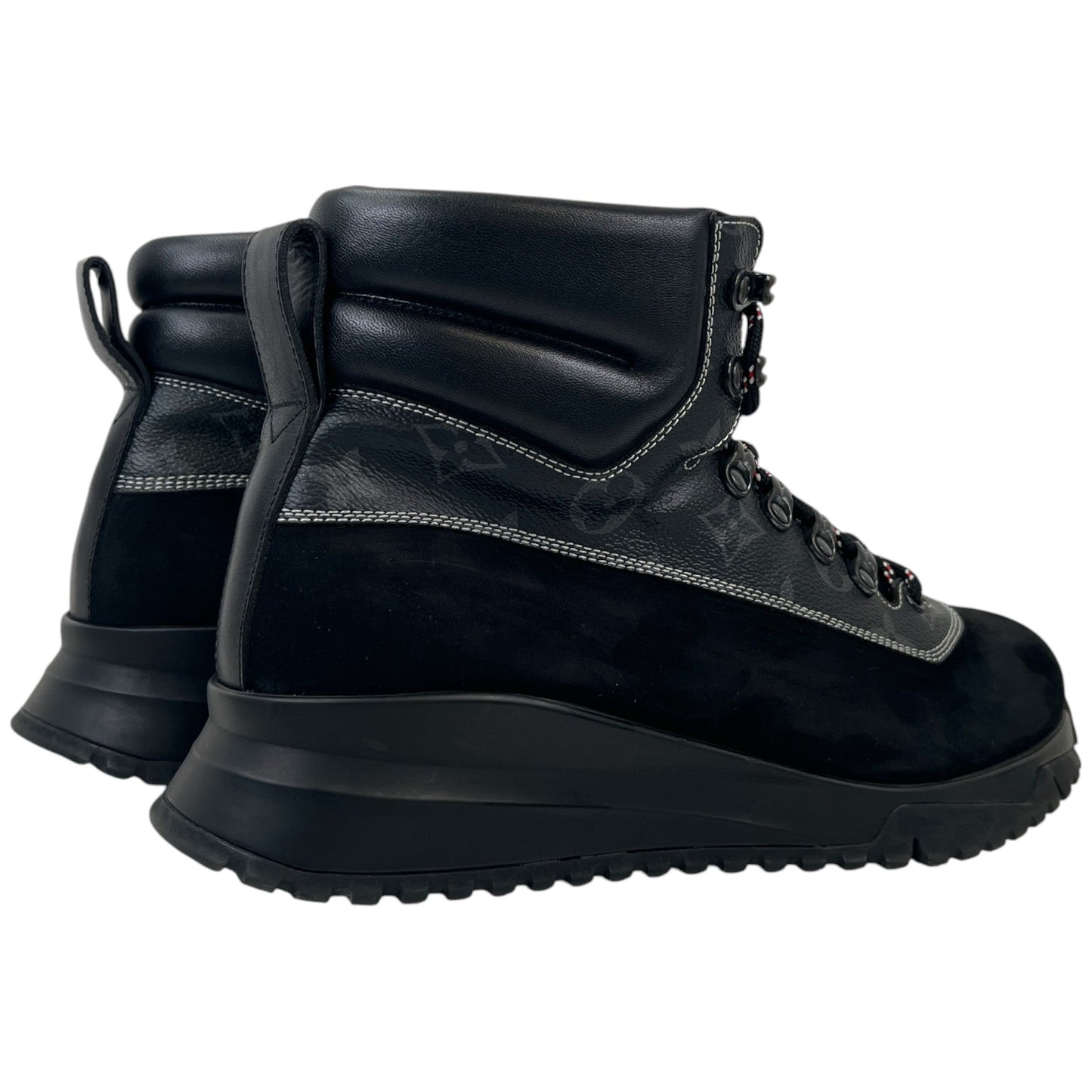 Men's Monogram Canvas Boots Black Size EU 41 / UK 7