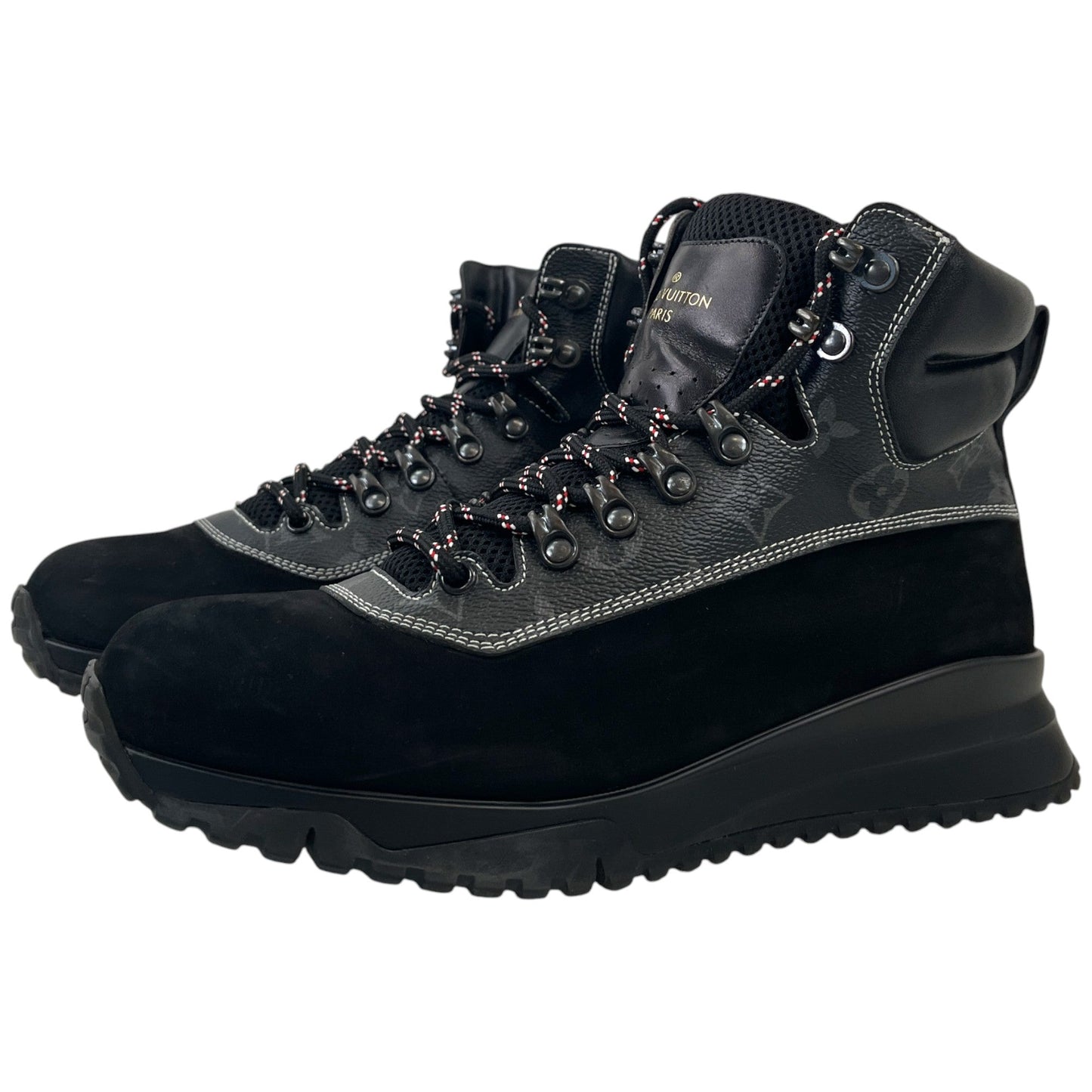 Men's Monogram Canvas Boots Black Size EU 41 / UK 7