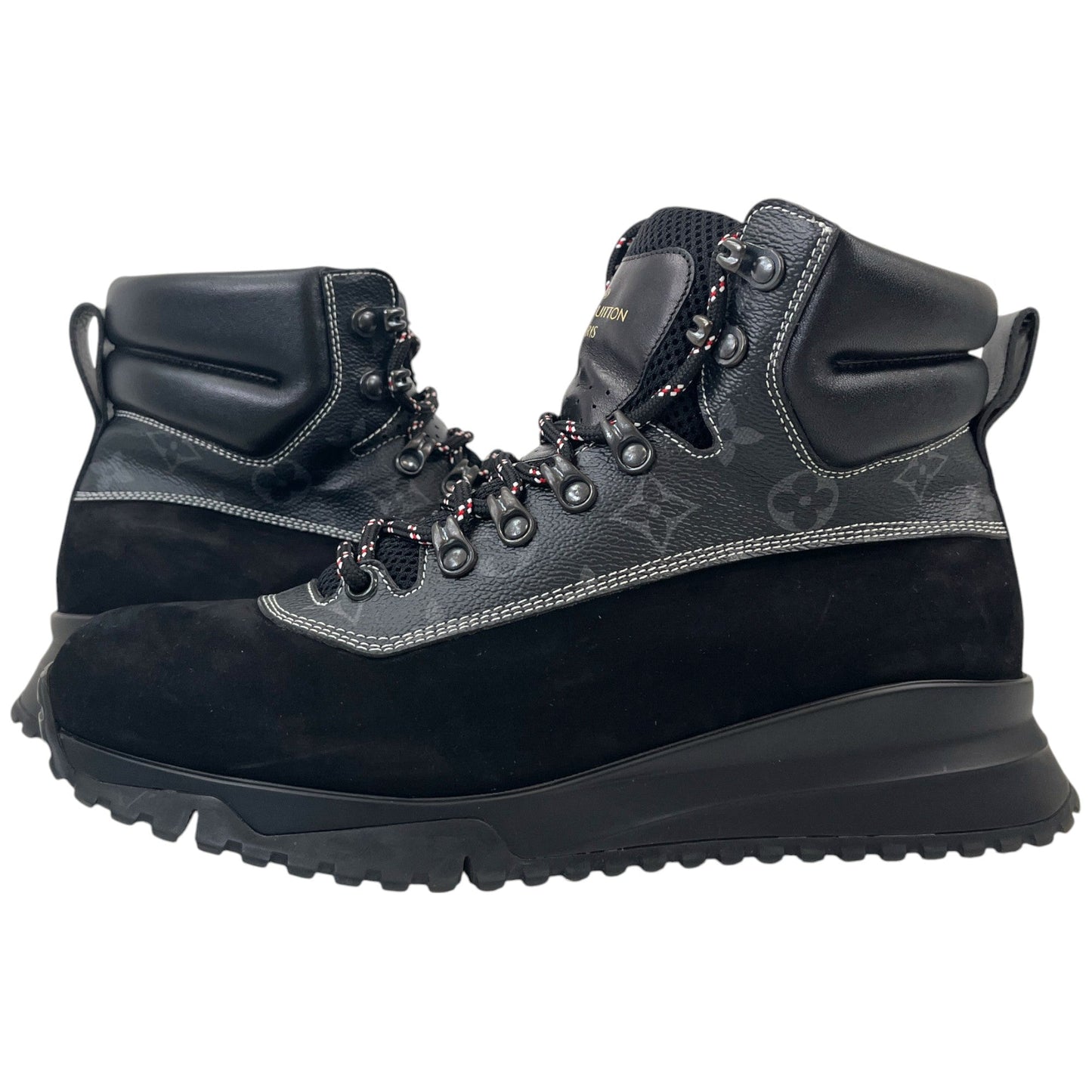 Men's Monogram Canvas Boots Black Size EU 41 / UK 7