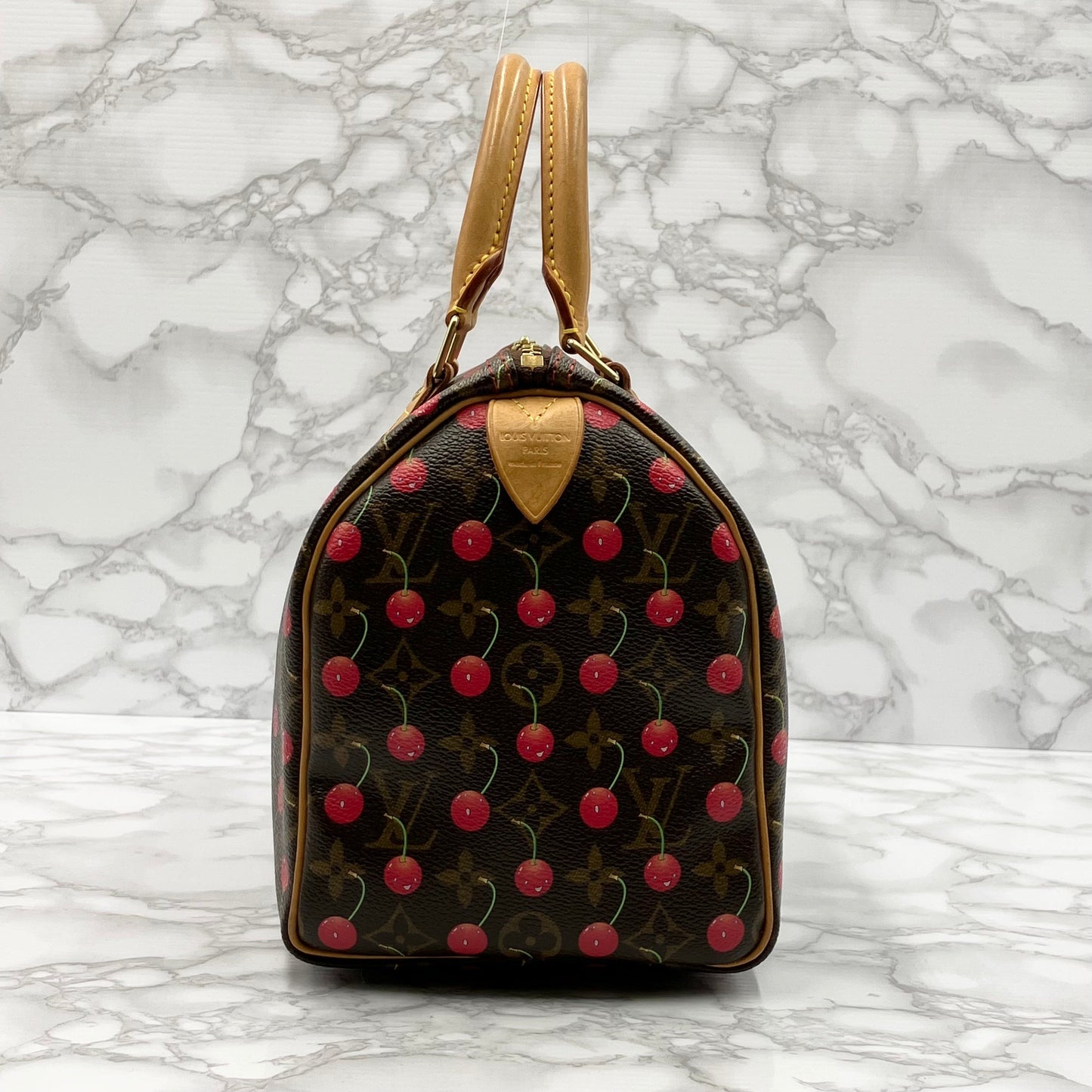 LOUIS VUITTON Speedy 25 monogram Cherry