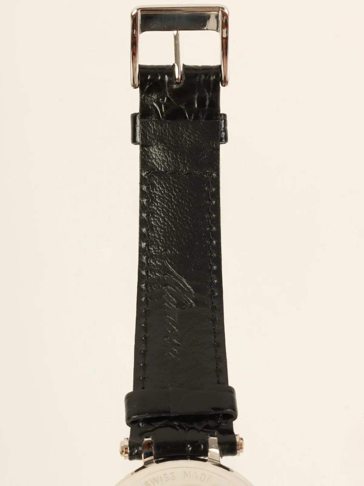 BURBERRY Round Logo Face Watch Silver/Black