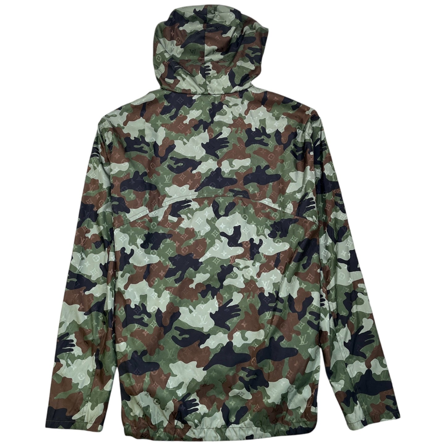 Men's Camo Monogram Windbreaker Khaki Size IT 54 / XXL