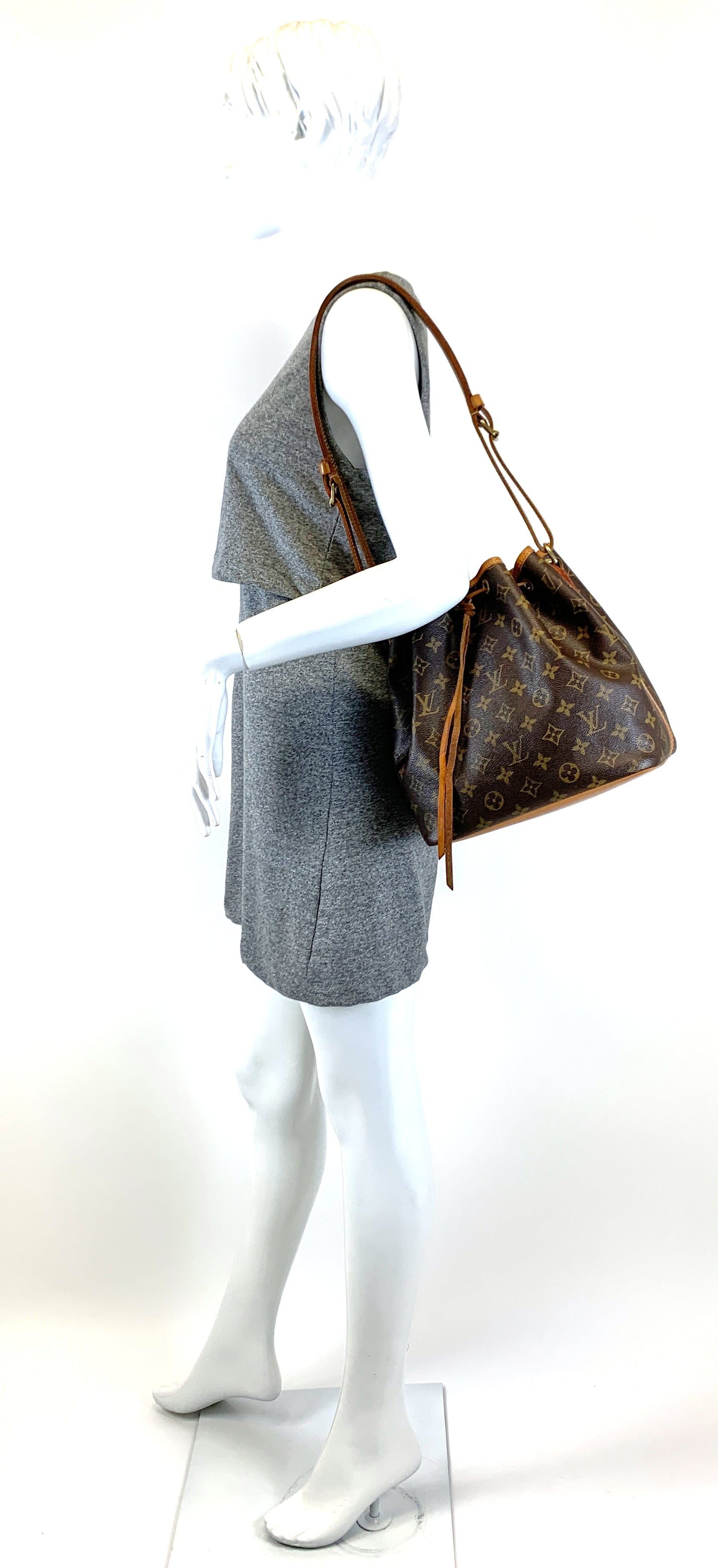 Louis Vuitto Petit Noe Monogram Canvas Bag