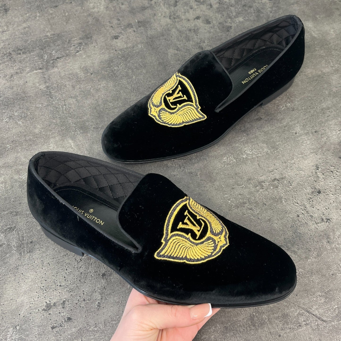 Men's Auteuil Slippers Black Size EU 39.5 / UK 5.5
