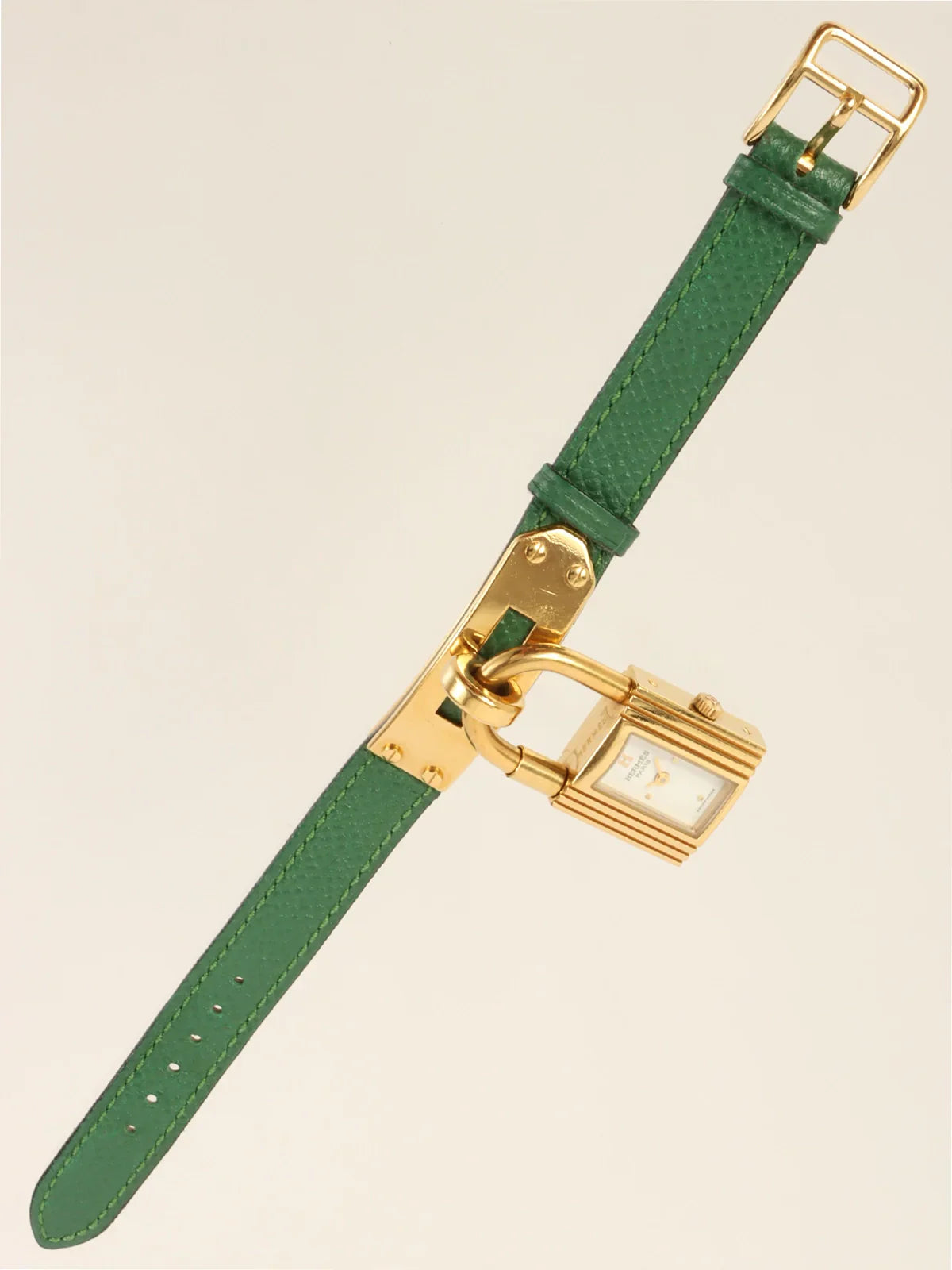 HERMES Kelly Watch Green