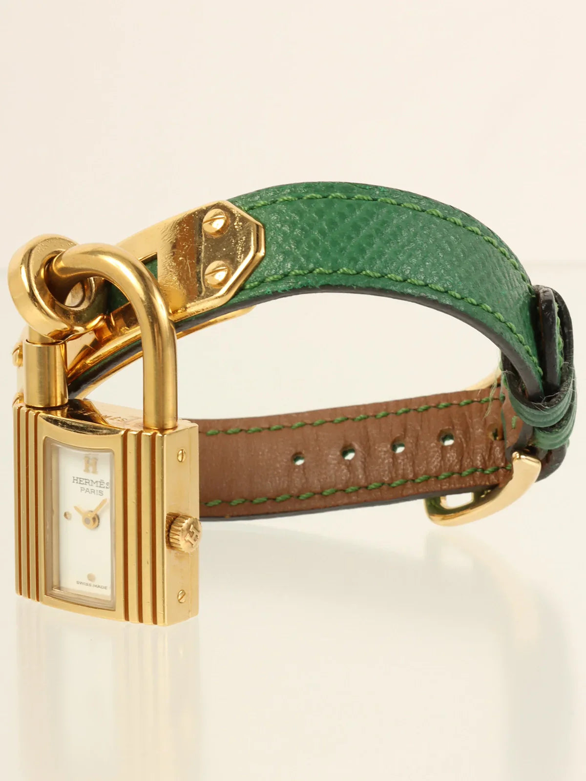 HERMES Kelly Watch Green