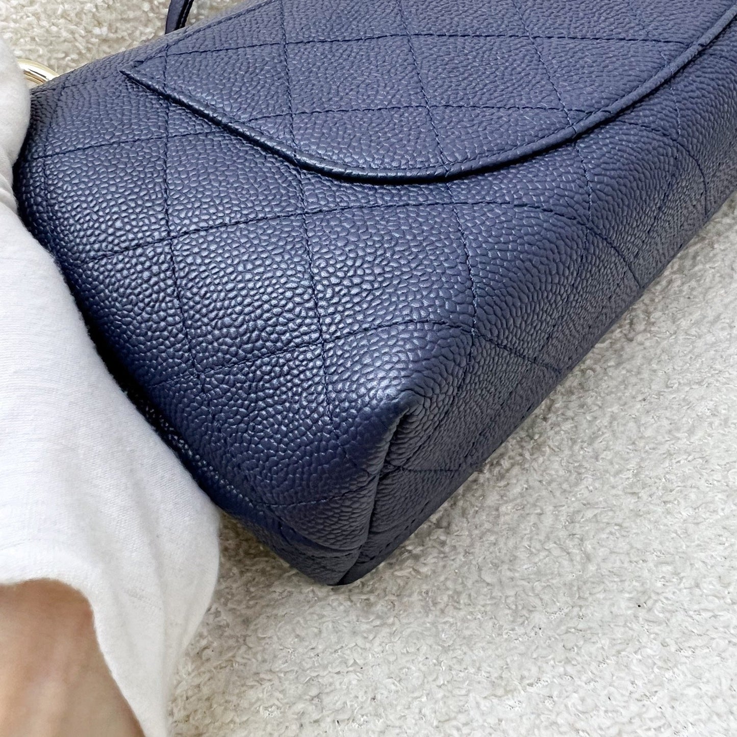 GLM-City Walk Flap in Navy Caviar LGHW (Model: AS1574)