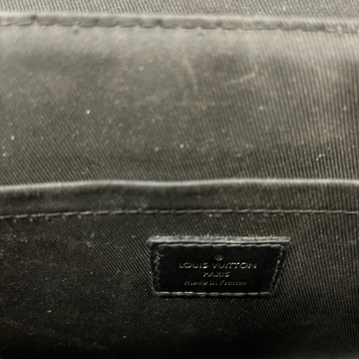Men's Monogram Eclipse Trunk Messenger Bag Black