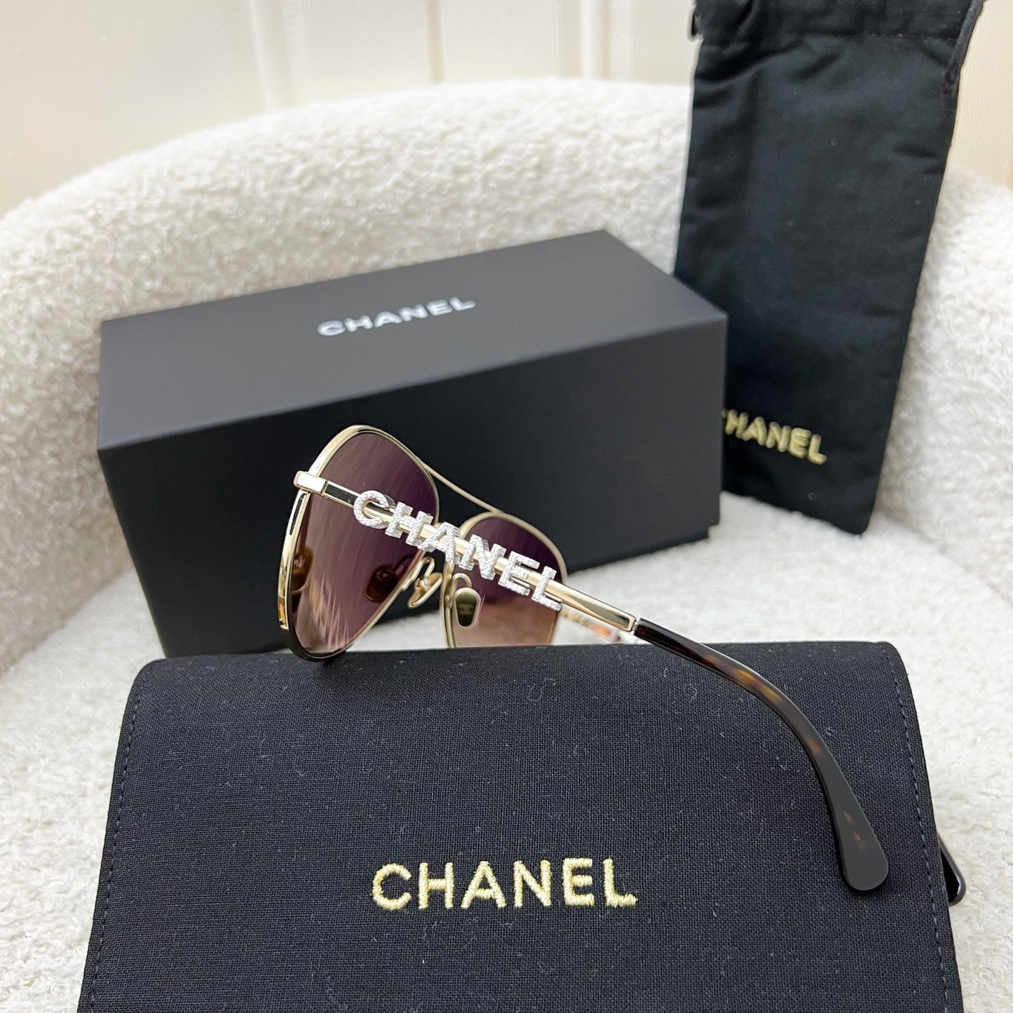 GLM-GLM-Logo Aviator Sunglasses