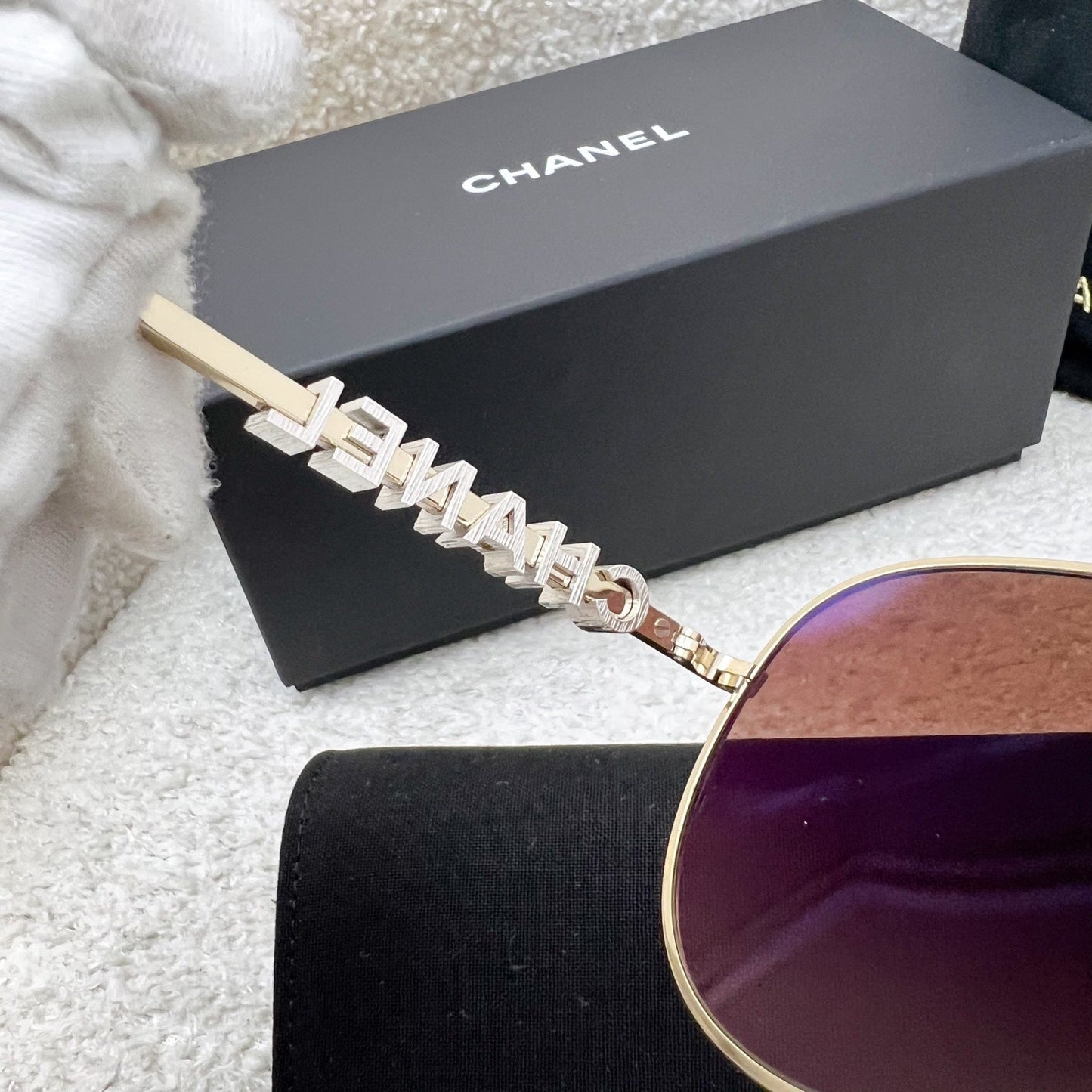 GLM-GLM-Logo Aviator Sunglasses