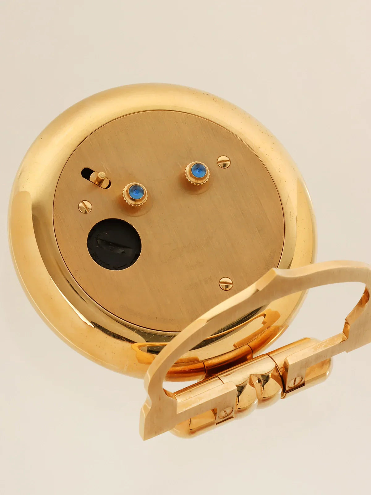 CARTIER Colisee Travel Clock Gold