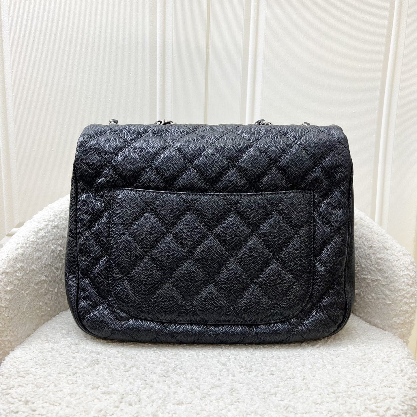 GLM-18P Seasonal Flap in Black Caviar and SHW (Model: A57049)