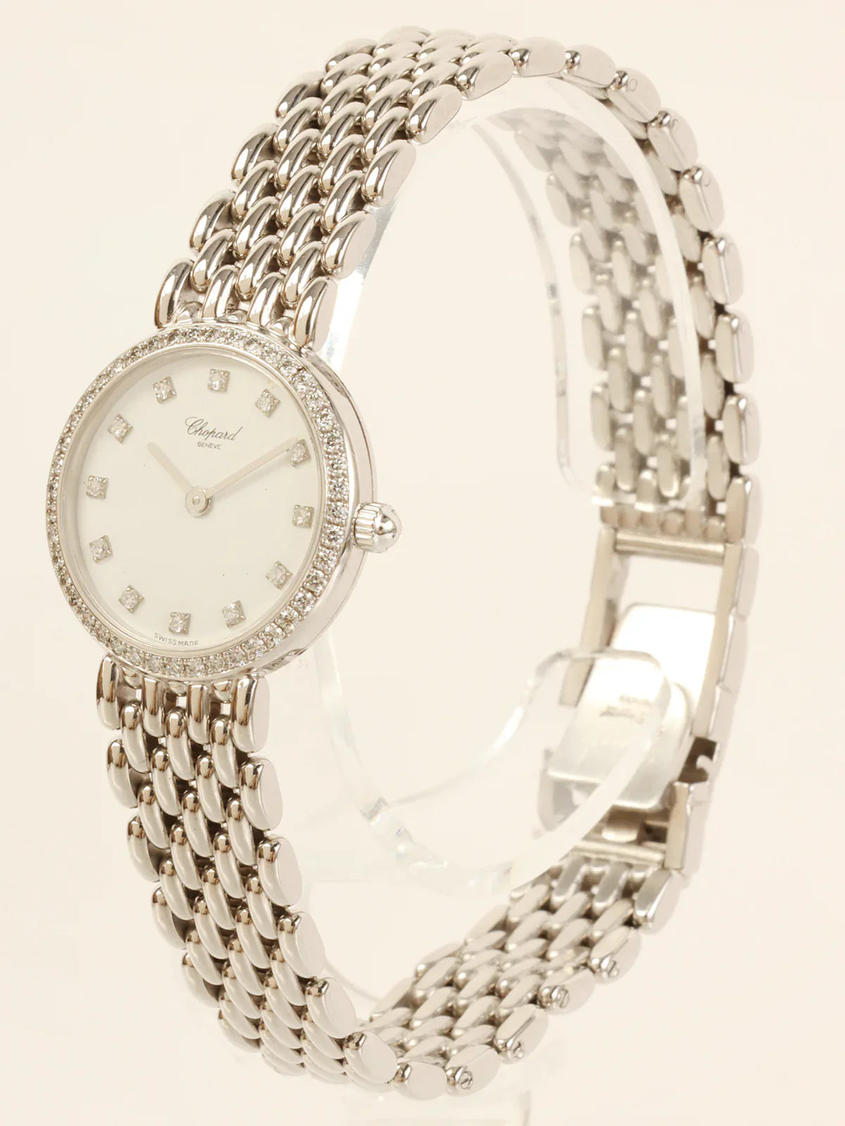 CHOPARD Classic Bezel Diamond Silver