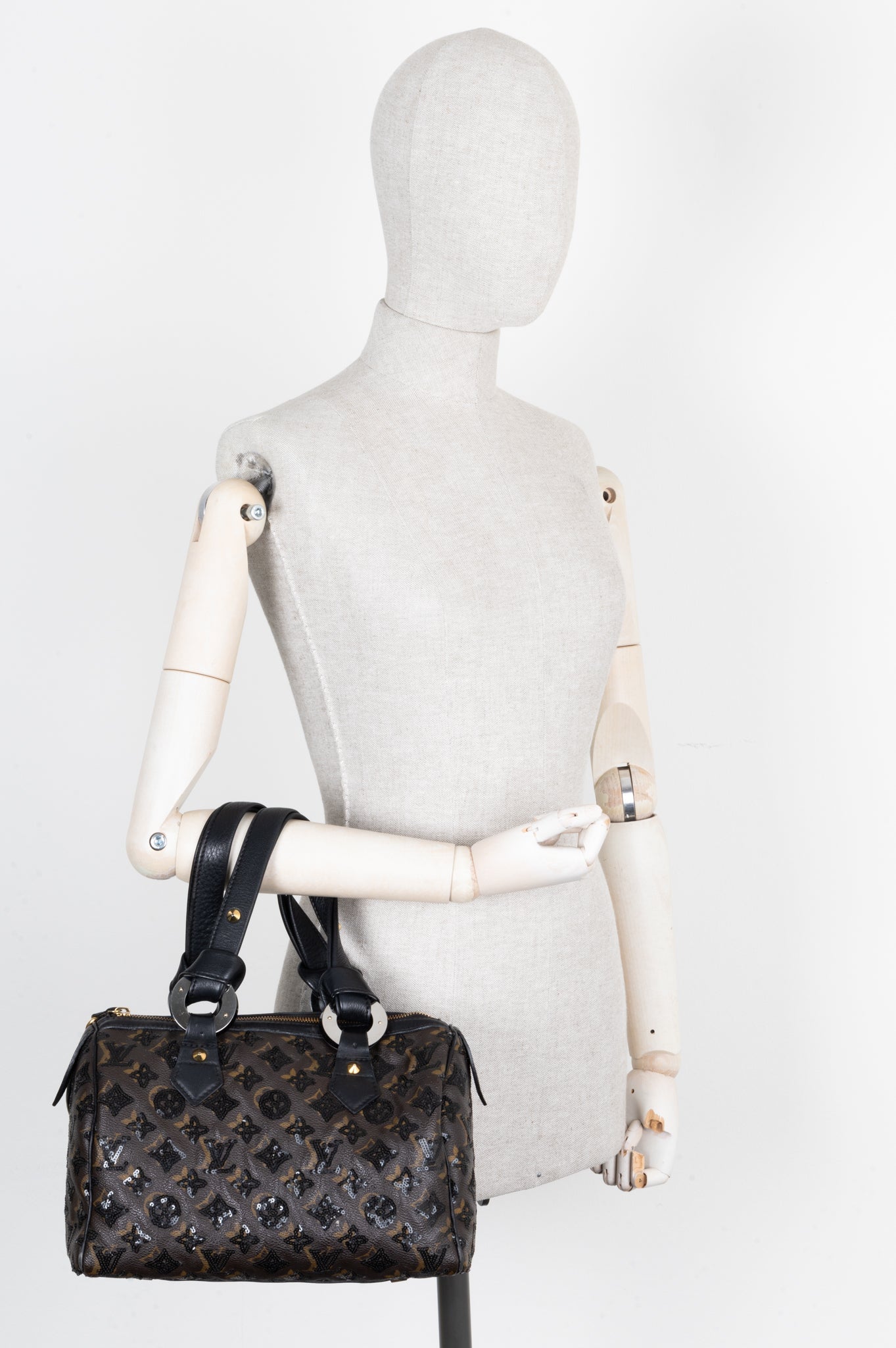 LOUIS VUITTON Speedyy 30 MNG Eclipse Sequin