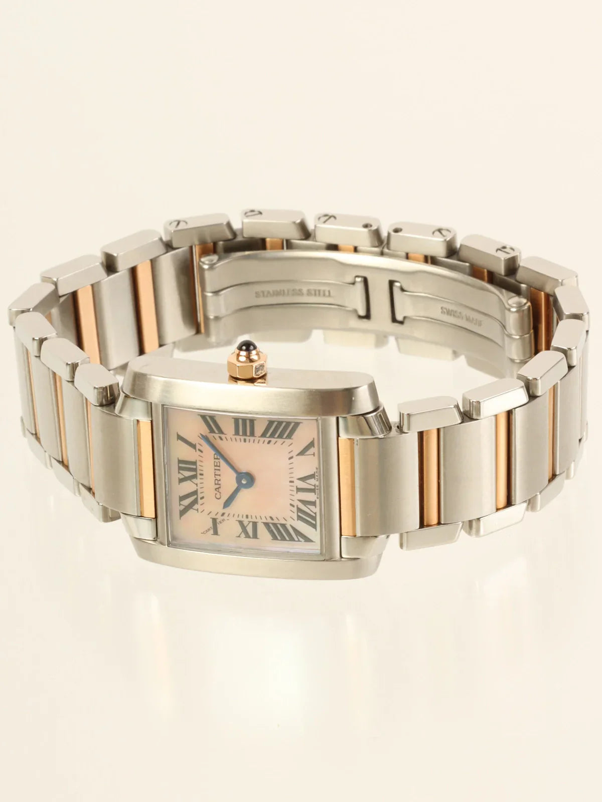 CARTIER Tank Francaise Sm Silver/Shell Pink