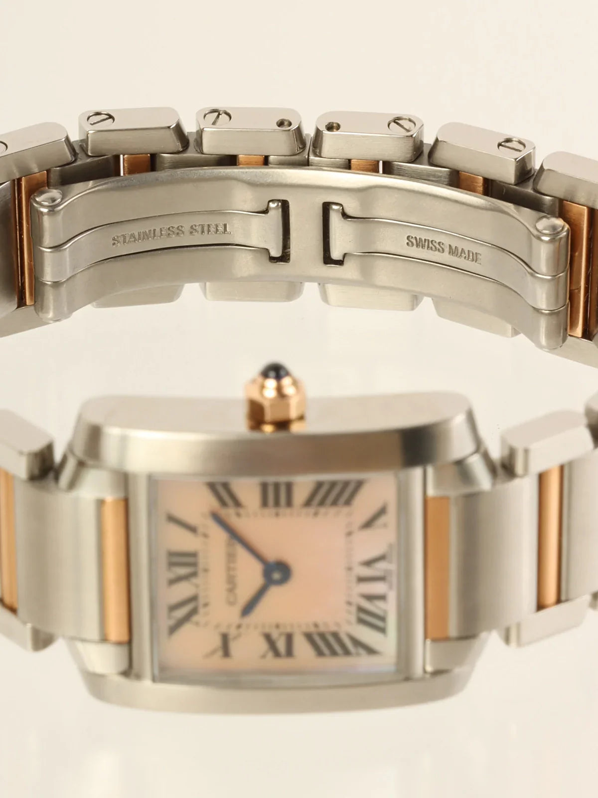 CARTIER Tank Francaise Sm Silver/Shell Pink